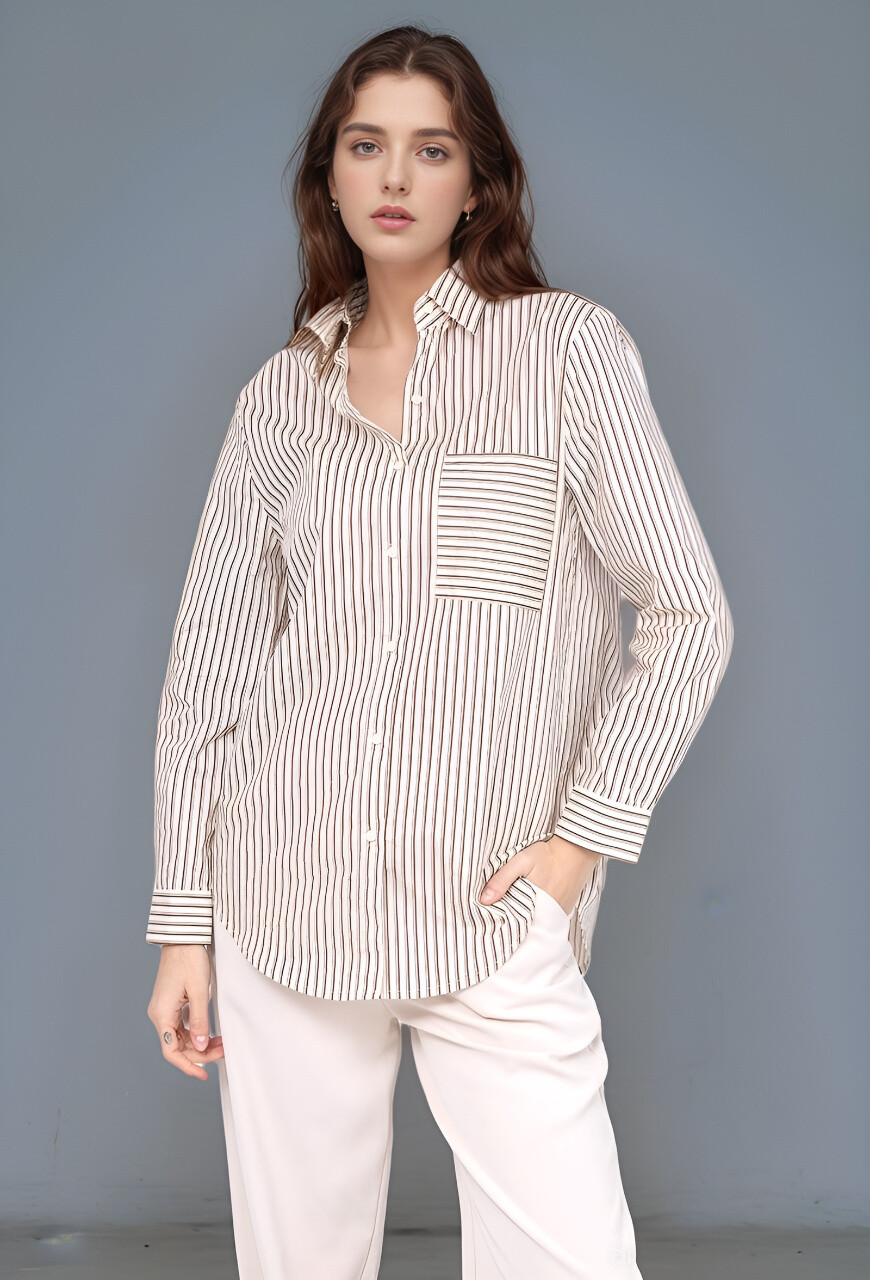 Wholesaler LUCY LUU - STRIPED SHIRT