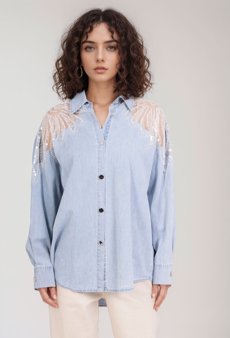 Wholesaler LUCY LUU - DENIM SHIRT