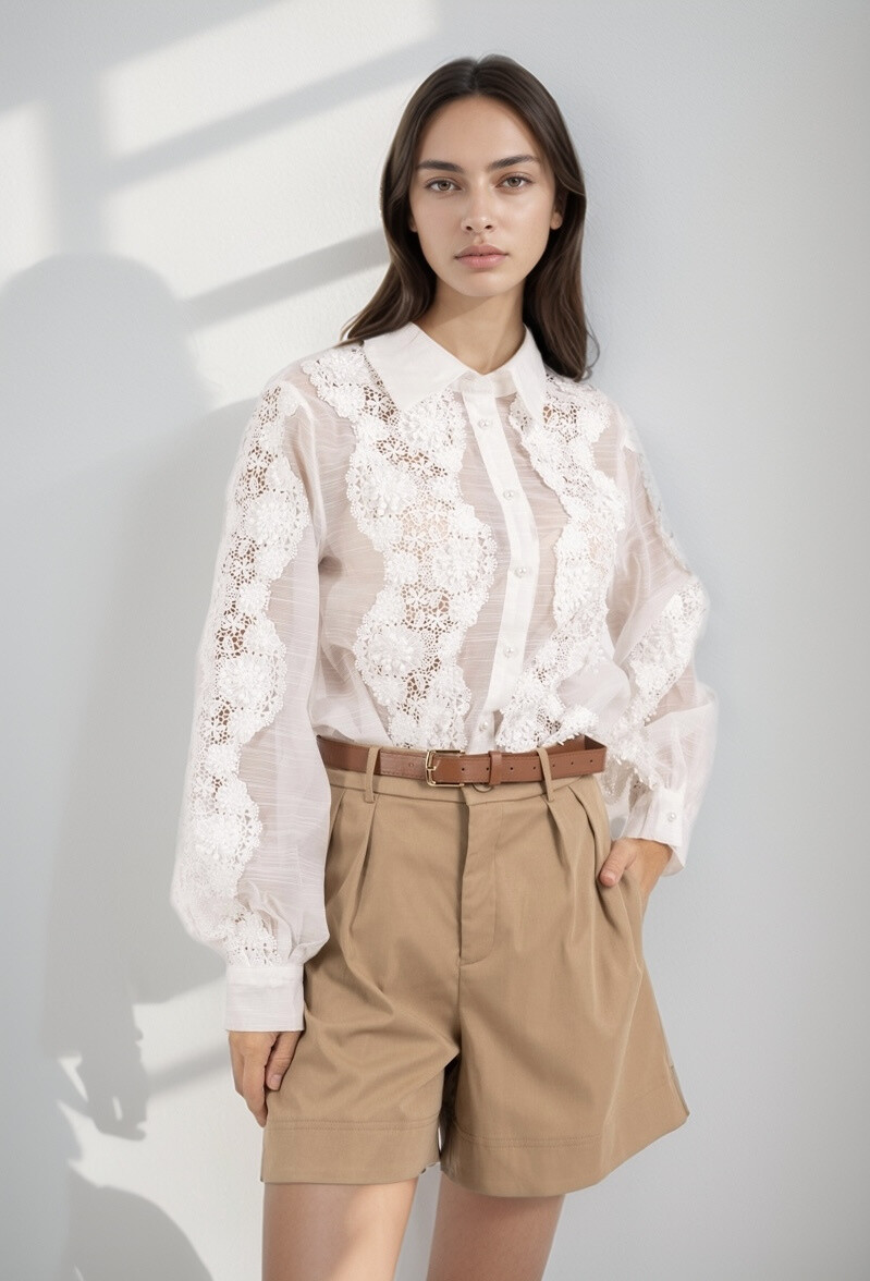 Wholesaler LUCY LUU - Embroidered shirt