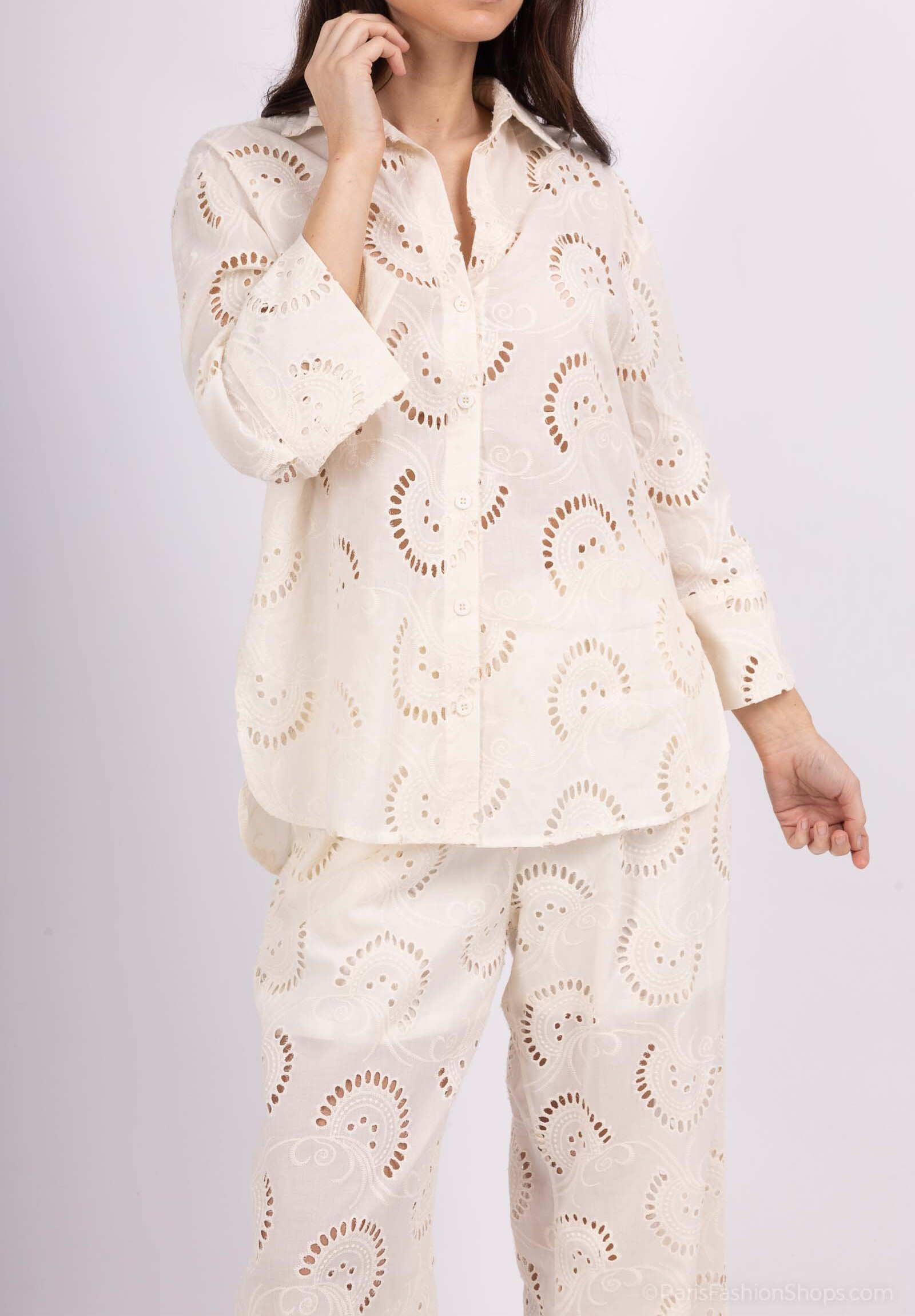 Wholesaler LUCY LUU - Embroidered shirt