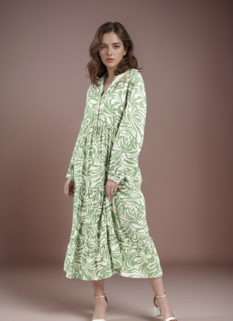 Wholesaler LUCY LUU - PRINTED DRESS