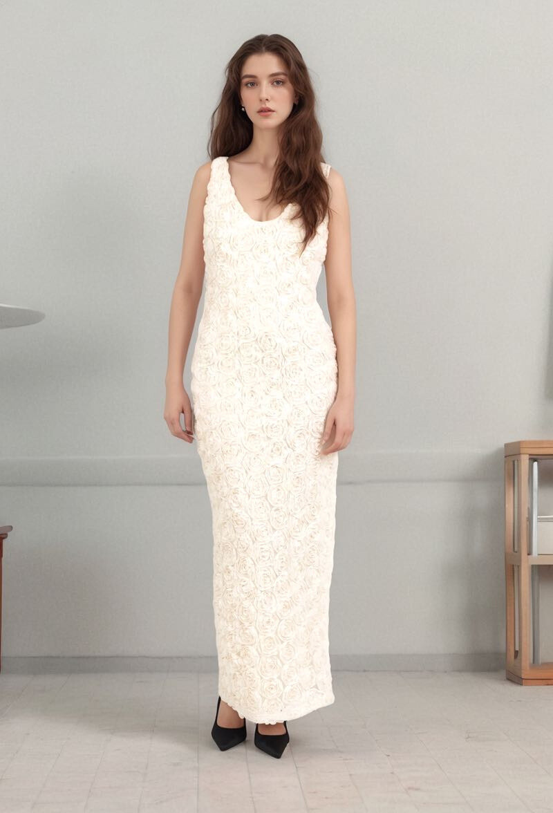 Wholesaler LUCY LUU - 3D flower dress