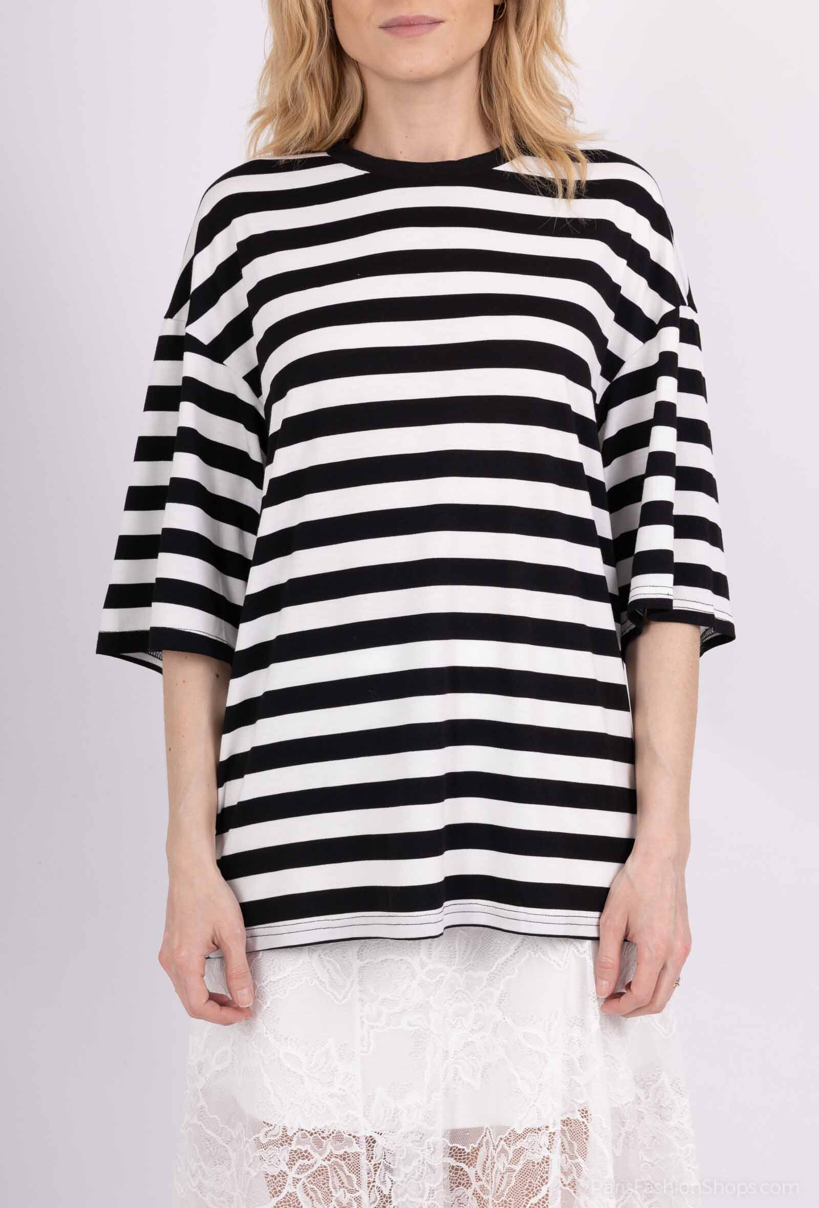 Wholesaler LUCY LUU - Oversize stripe t-shirt