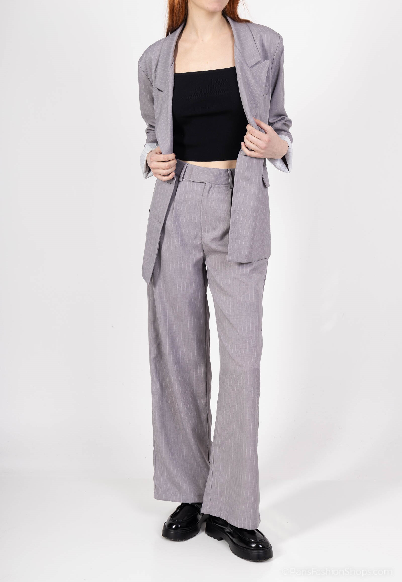 Wholesaler LUCY LUU - Striped blazer jacket