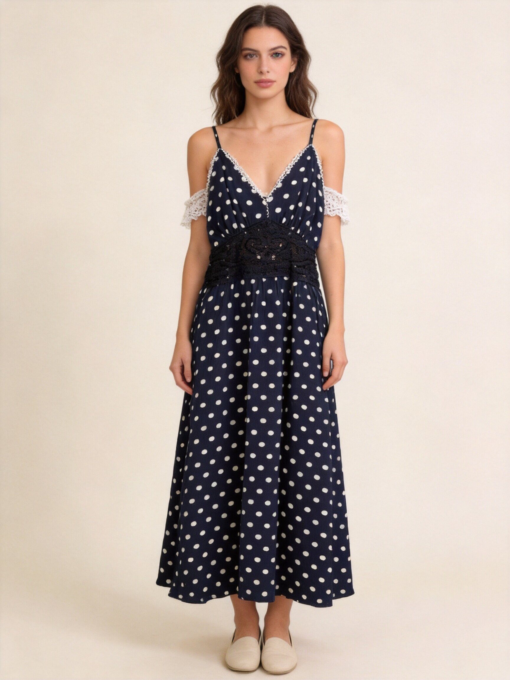 Wholesaler LUISA FASHION - Polka dot dress