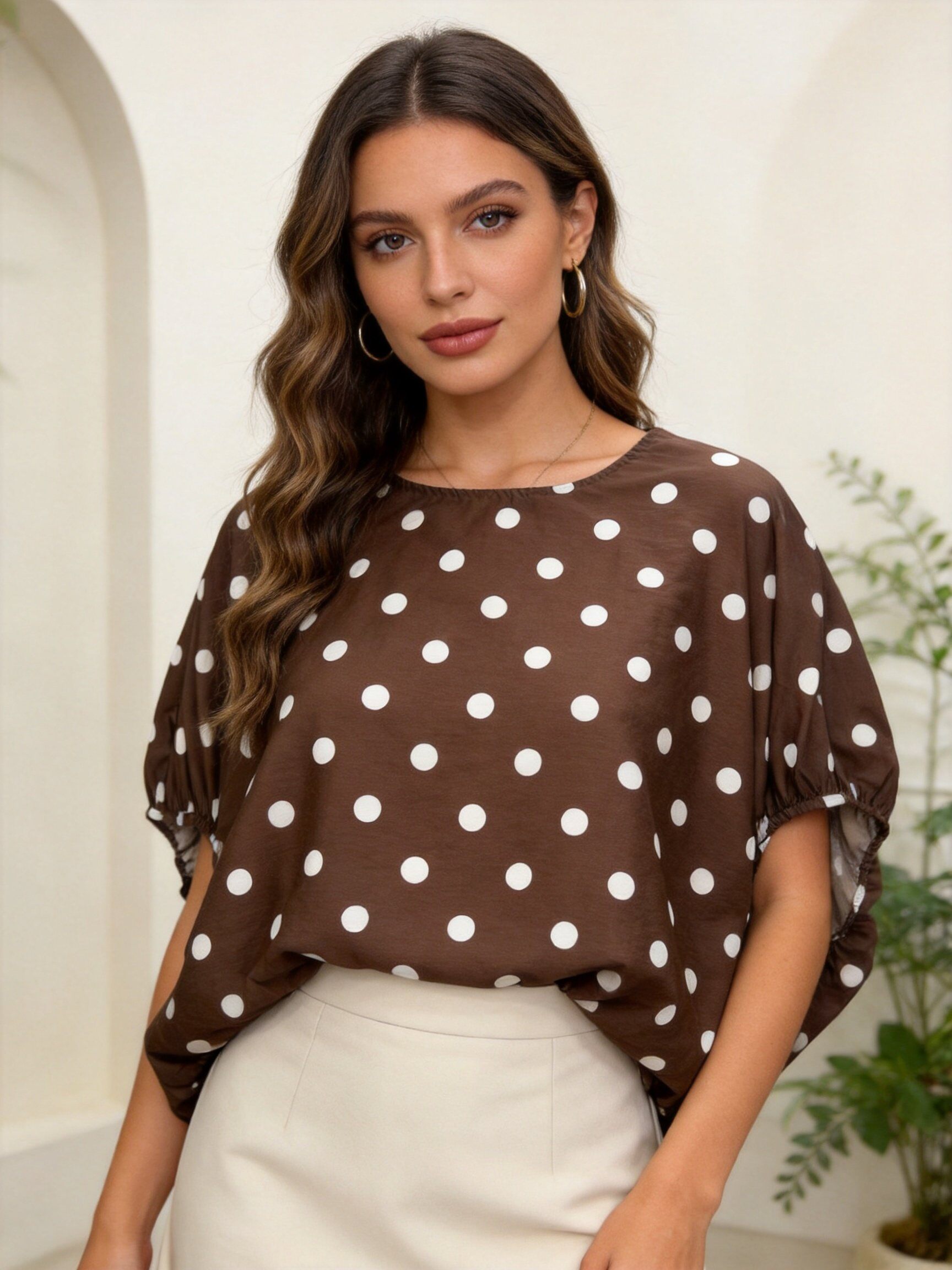Mayorista LUISA FASHION - Blusa de lunares