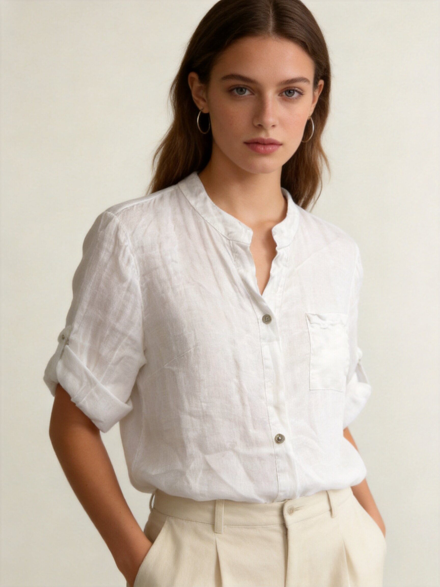 Wholesaler LUISA FASHION - LINEN SHIRT
