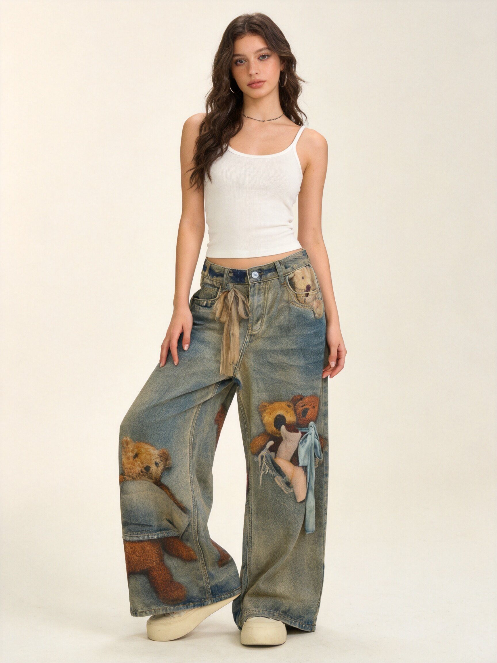 Wholesaler LUISA FASHION - Printed jeans