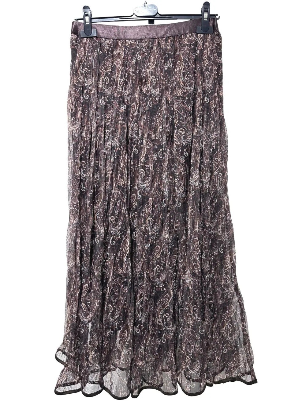 Grossista LUISA FASHION - Gonna lunga plissettata fantasia