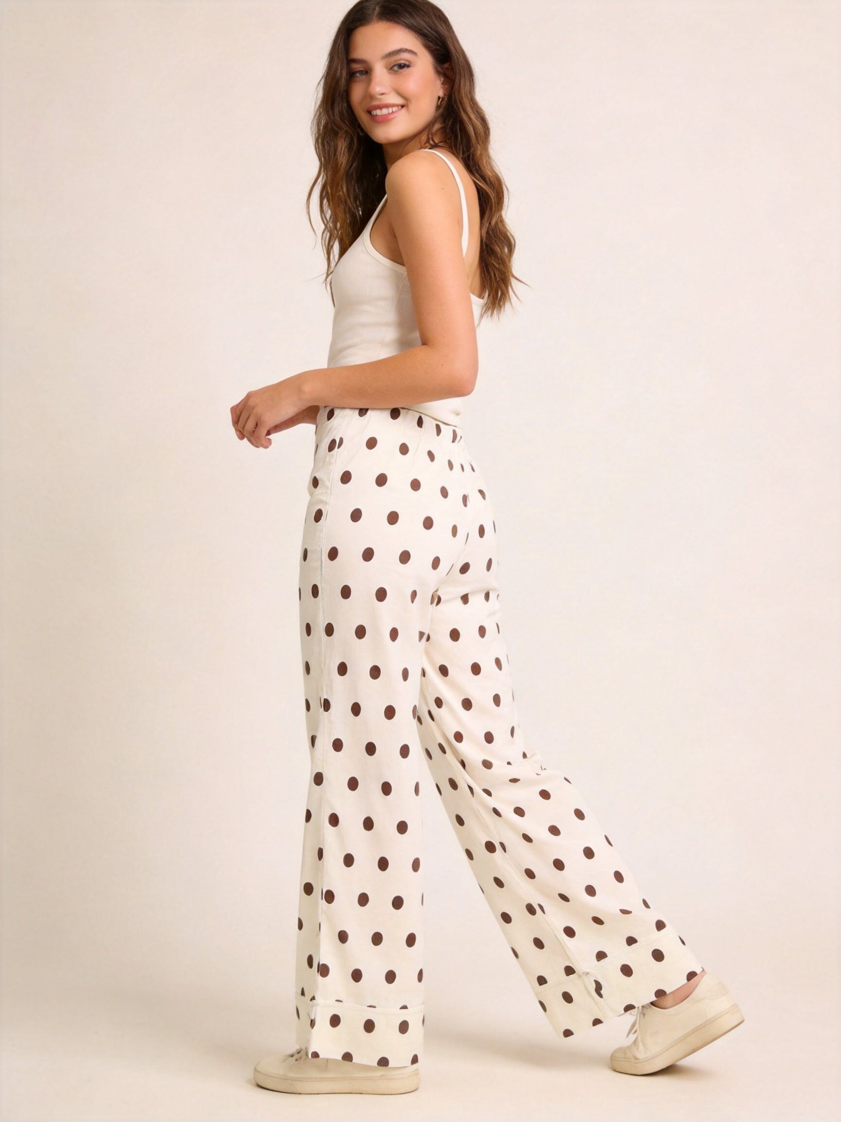 Wholesaler LUISA FASHION - POLKA DOT PANTS