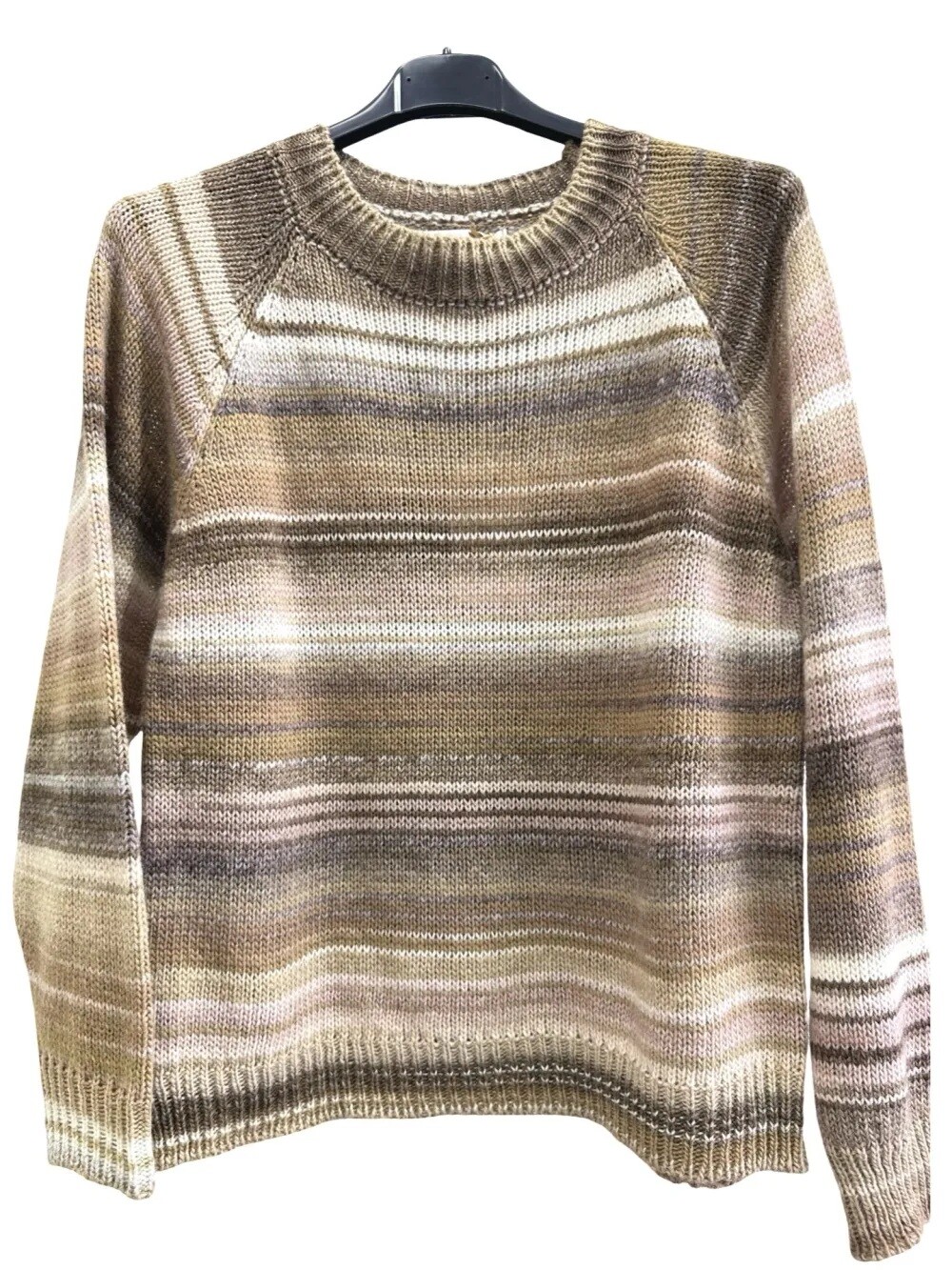 Großhändler LUISA FASHION - Mehrfarbiger gestreifter Pullover