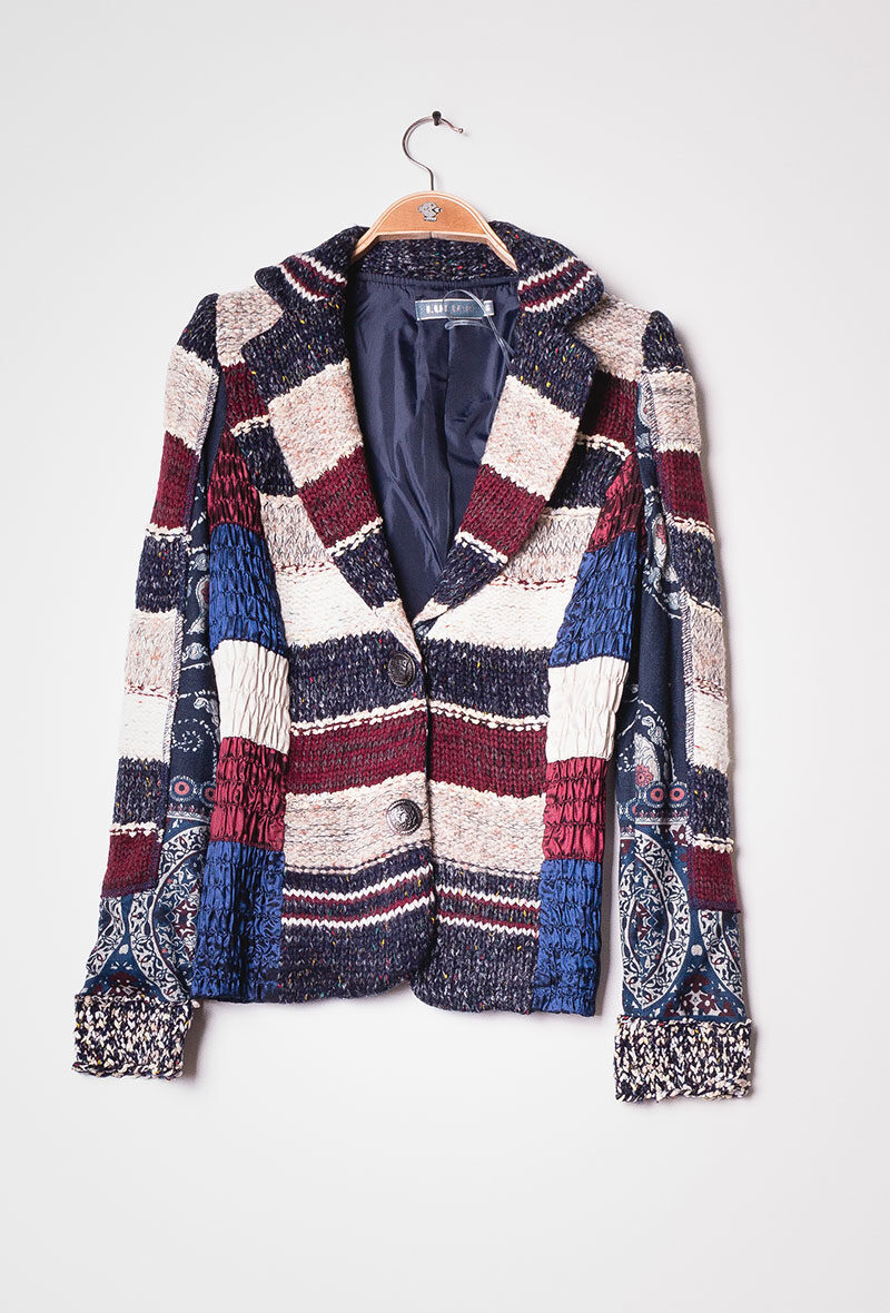 Grossiste Lulu H - Veste tricot 2 boutons