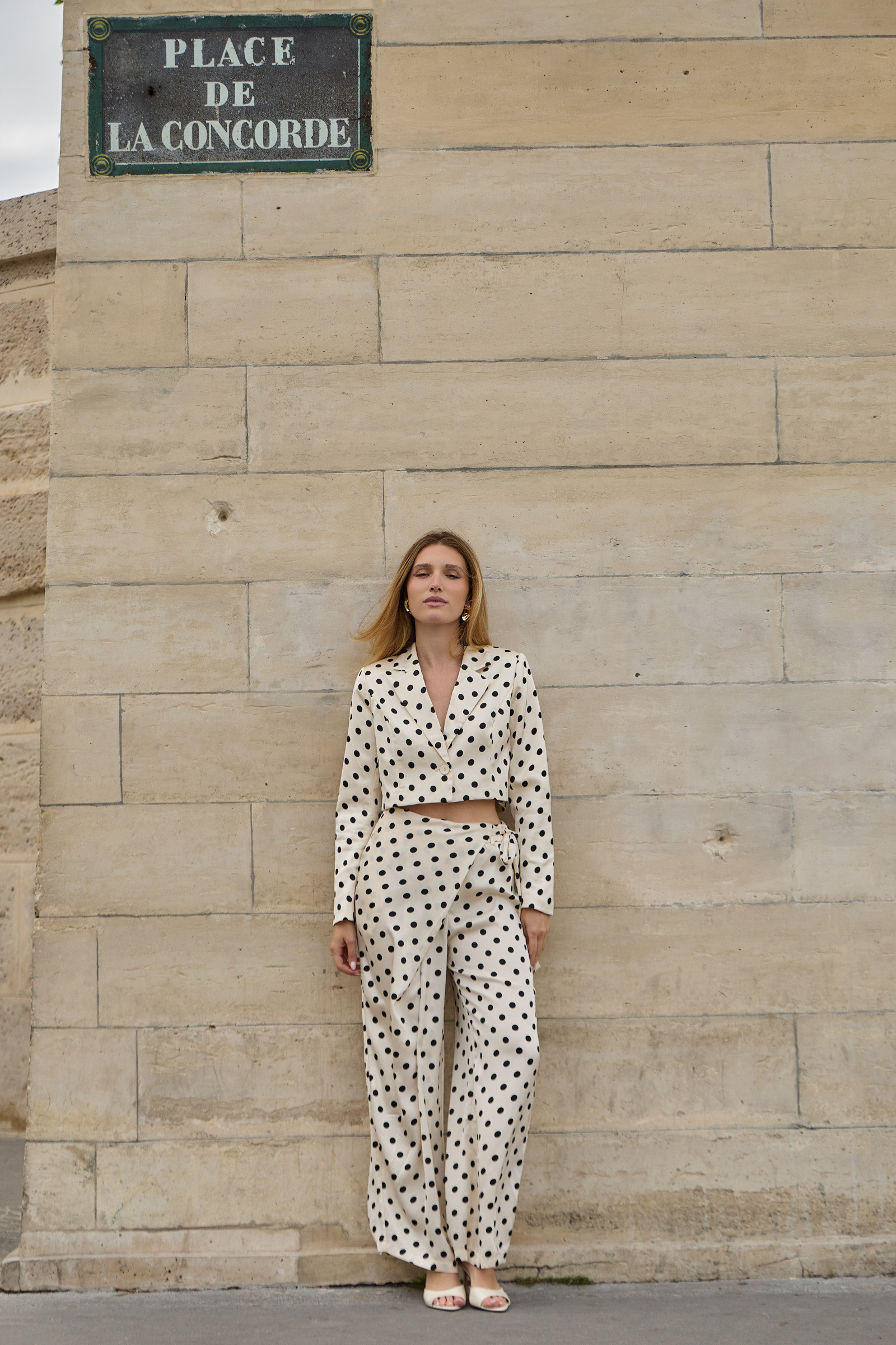 Grossiste Lulumary - Jupe pantalon à pois