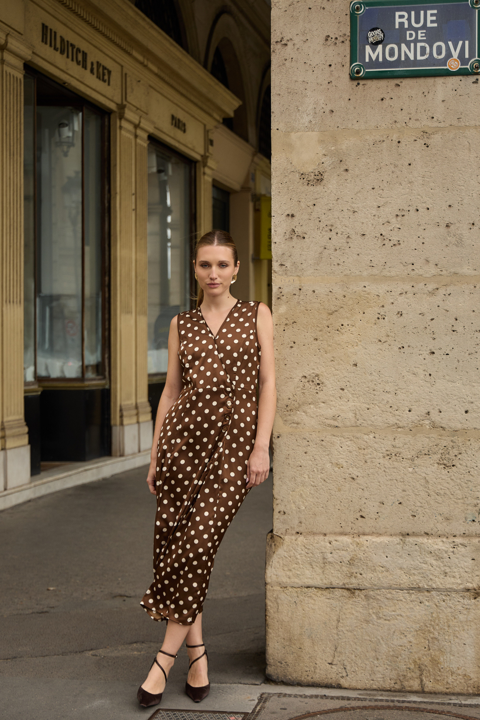Grossiste Lulumary - Robe longue à pois