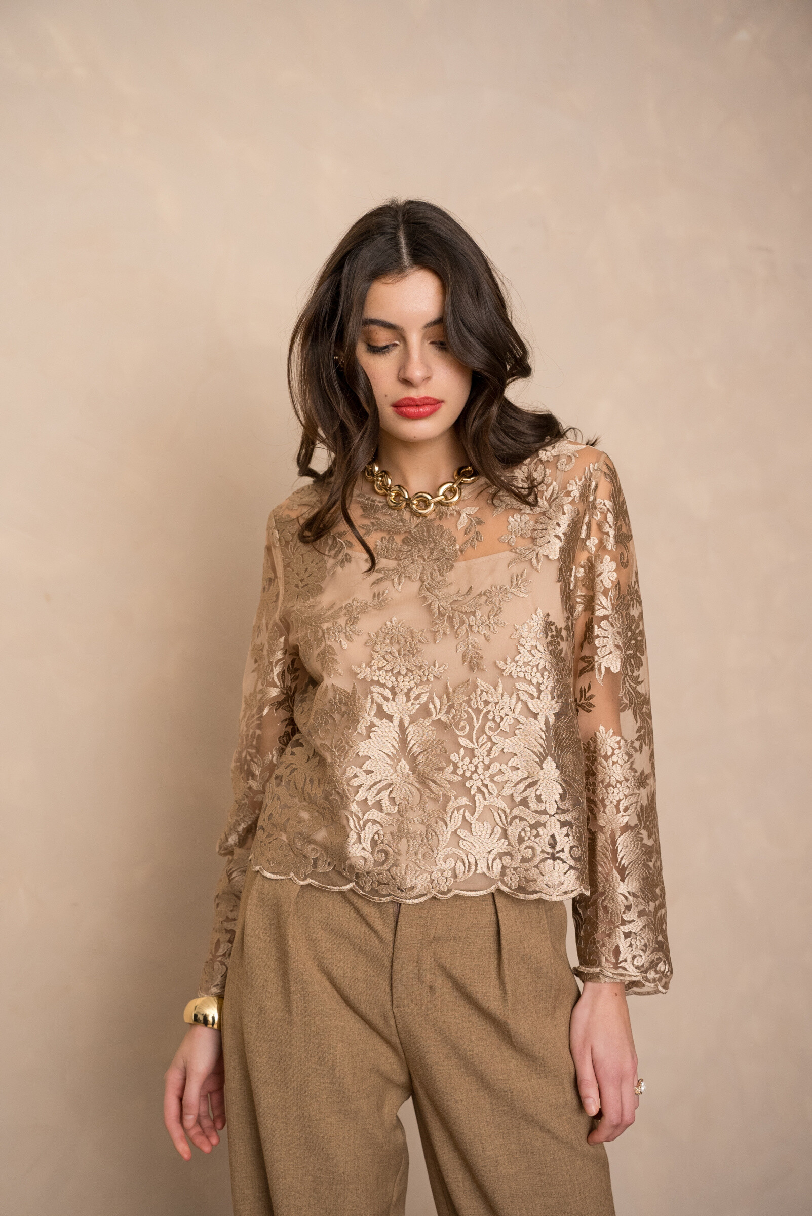Wholesaler Lulumary - Lace top