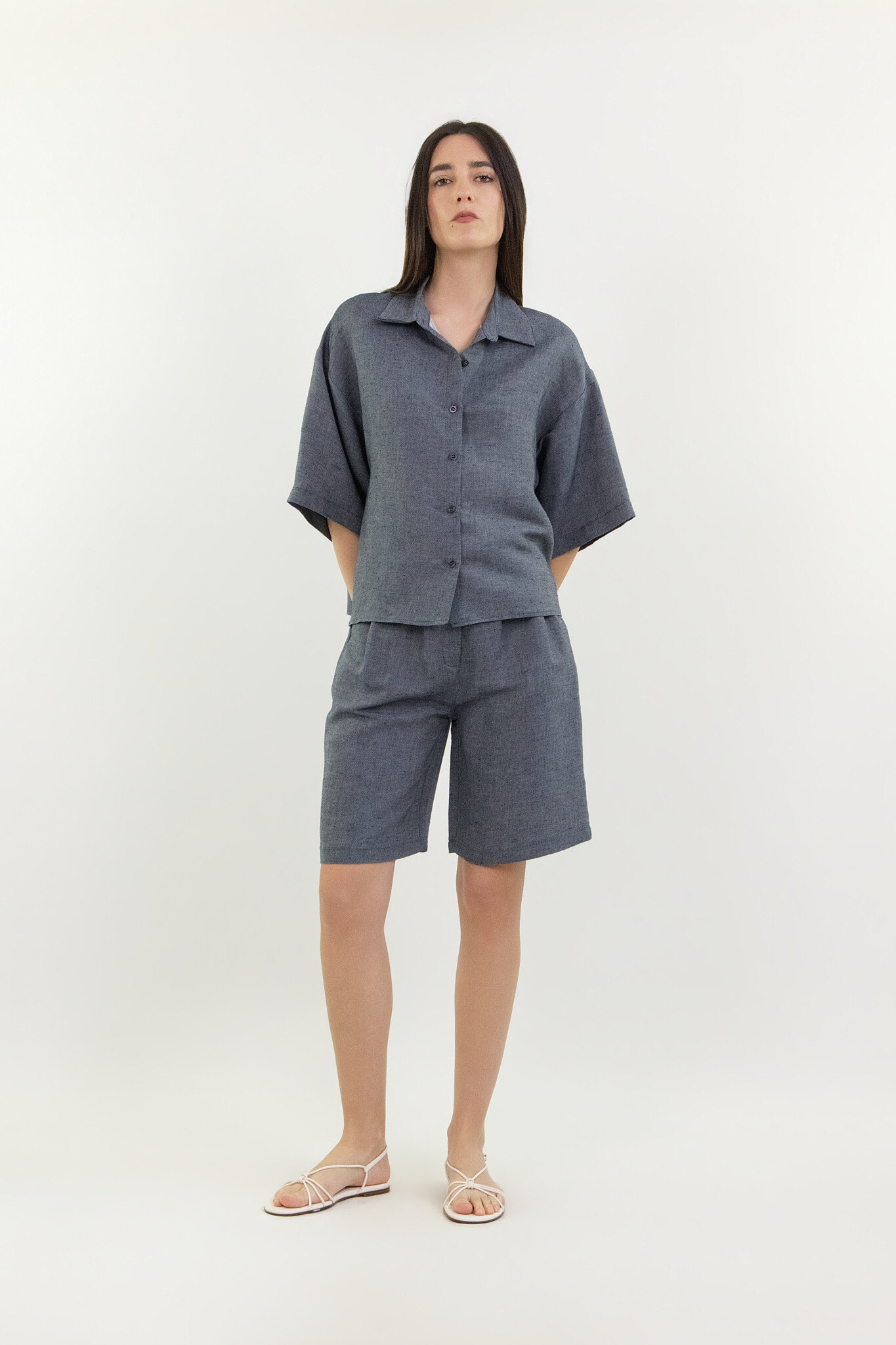 Mayorista LUMA - Camisa con mangas anchas 3/4