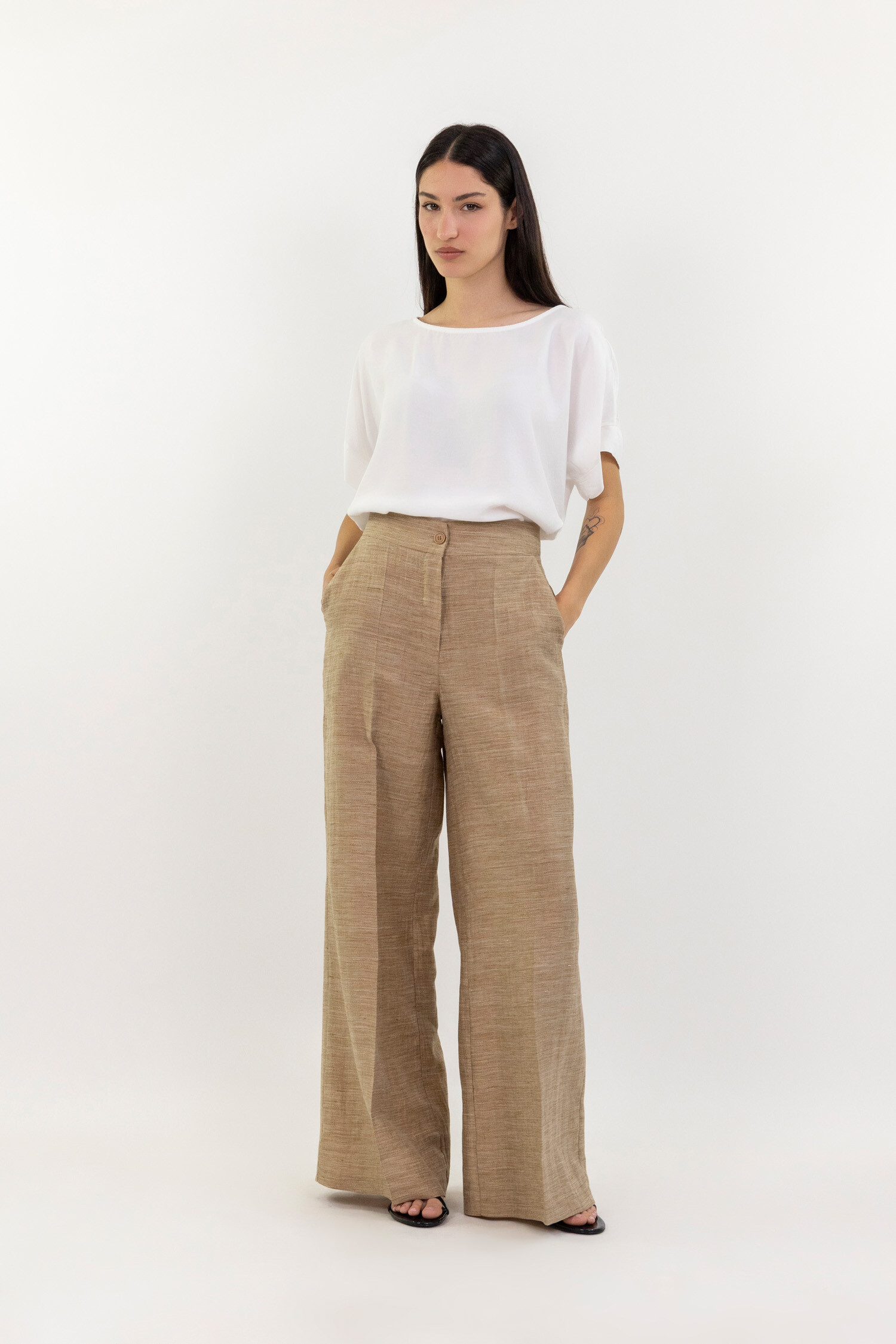 Wholesaler LUMA - Wide linen trousers