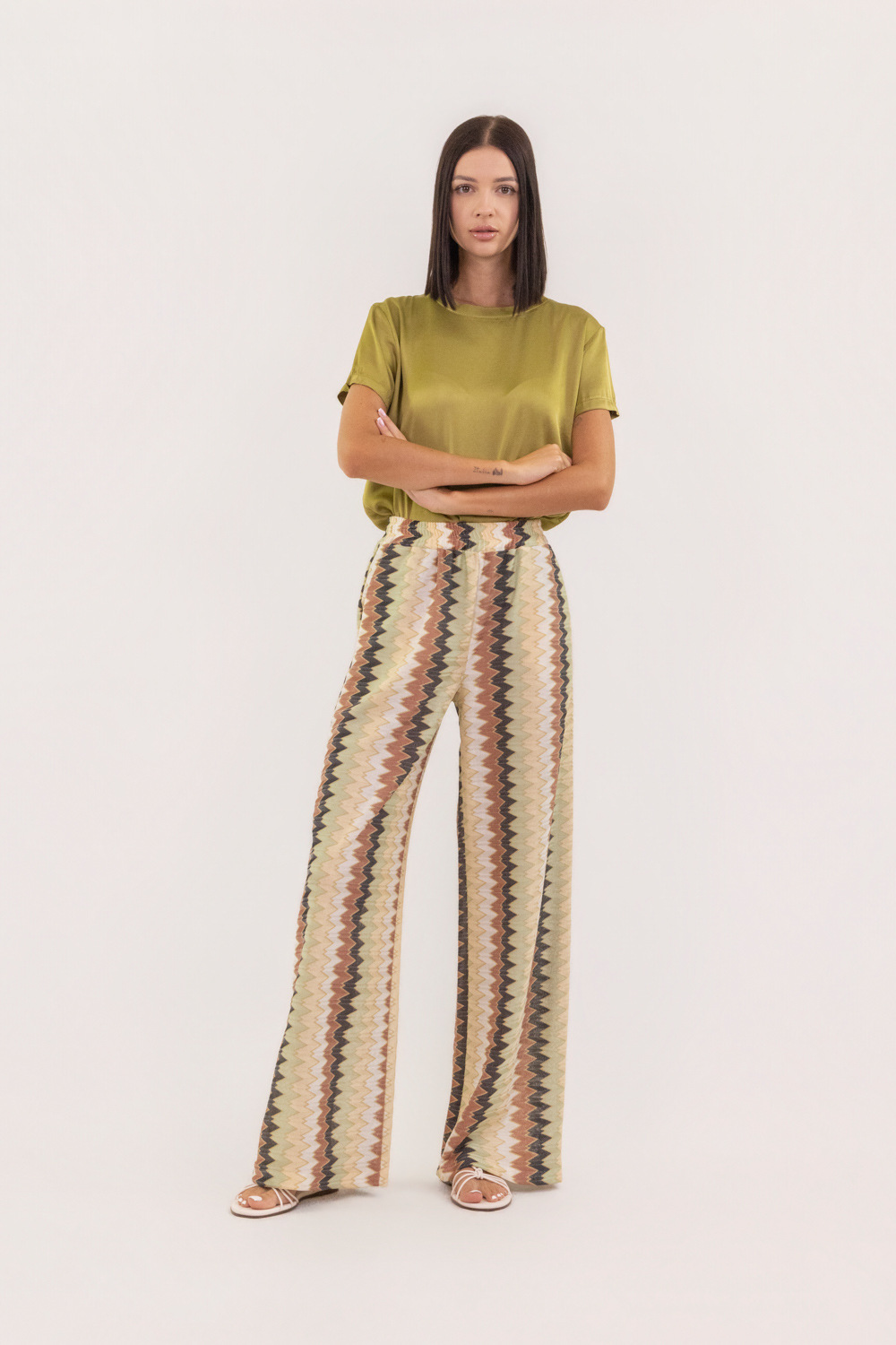 Wholesaler LUMA - Patterned lace palazzo pants