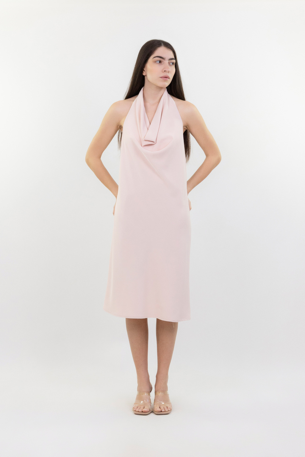 Wholesaler LUMA - Halter neck dress with open back
