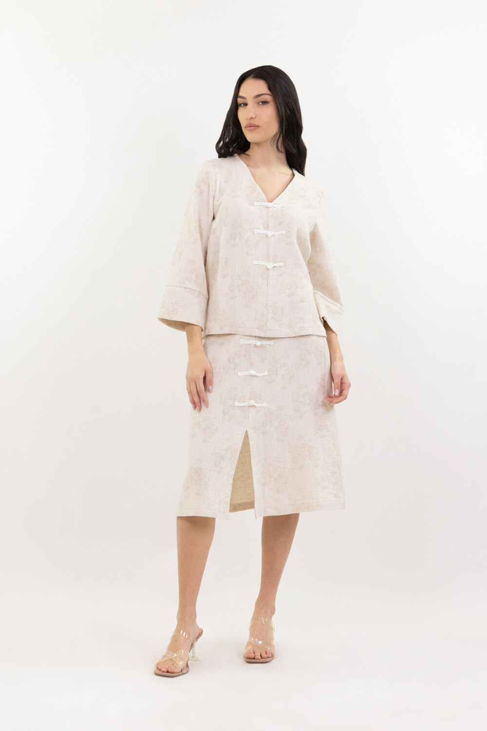 Wholesaler LUMA - 3/4 sleeve T-shirt with epaulets