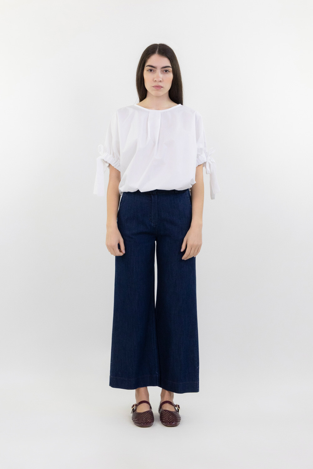 Wholesaler LUMA - Half-sleeve top with bow on the sleeve