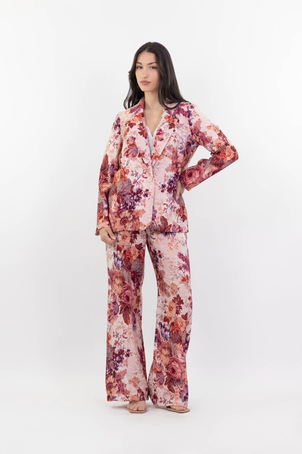 Wholesaler LUMA - Patterned jacket with single button