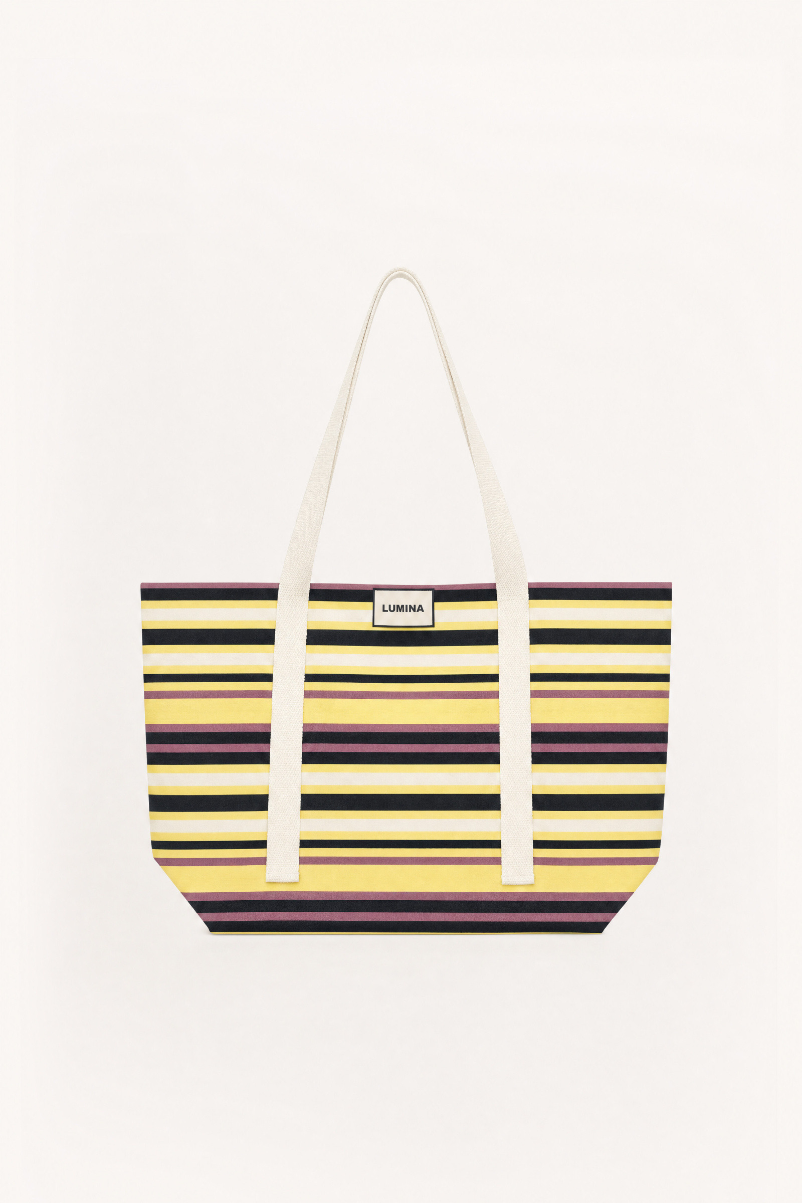 Mayorista LUMINA - Bolso de algodón con estampado de rayas