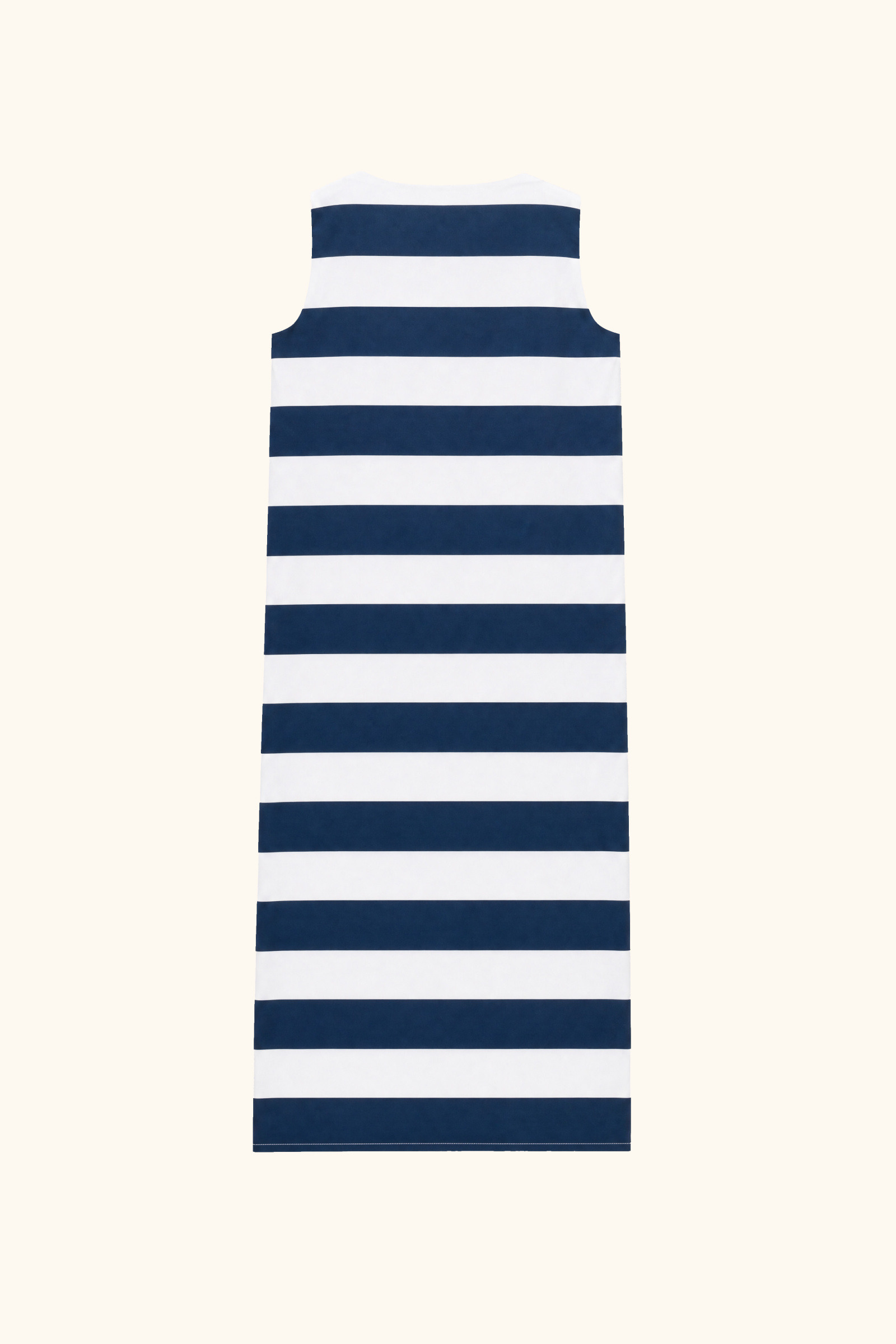 Wholesaler LUMINA - Long dress in stretch cotton with striped print