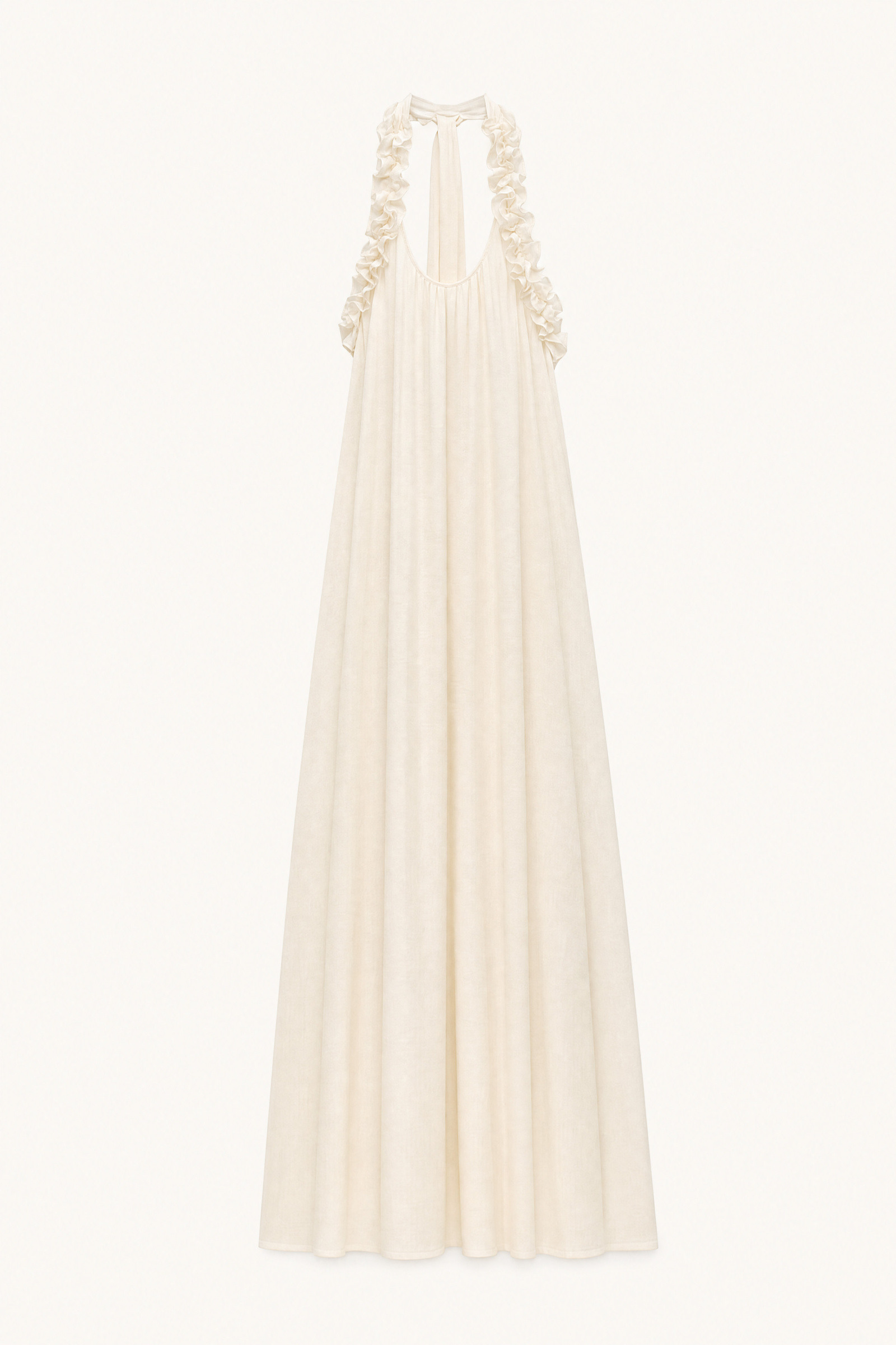 Grossiste LUMINA - Robe longue en tissu à texture froissée