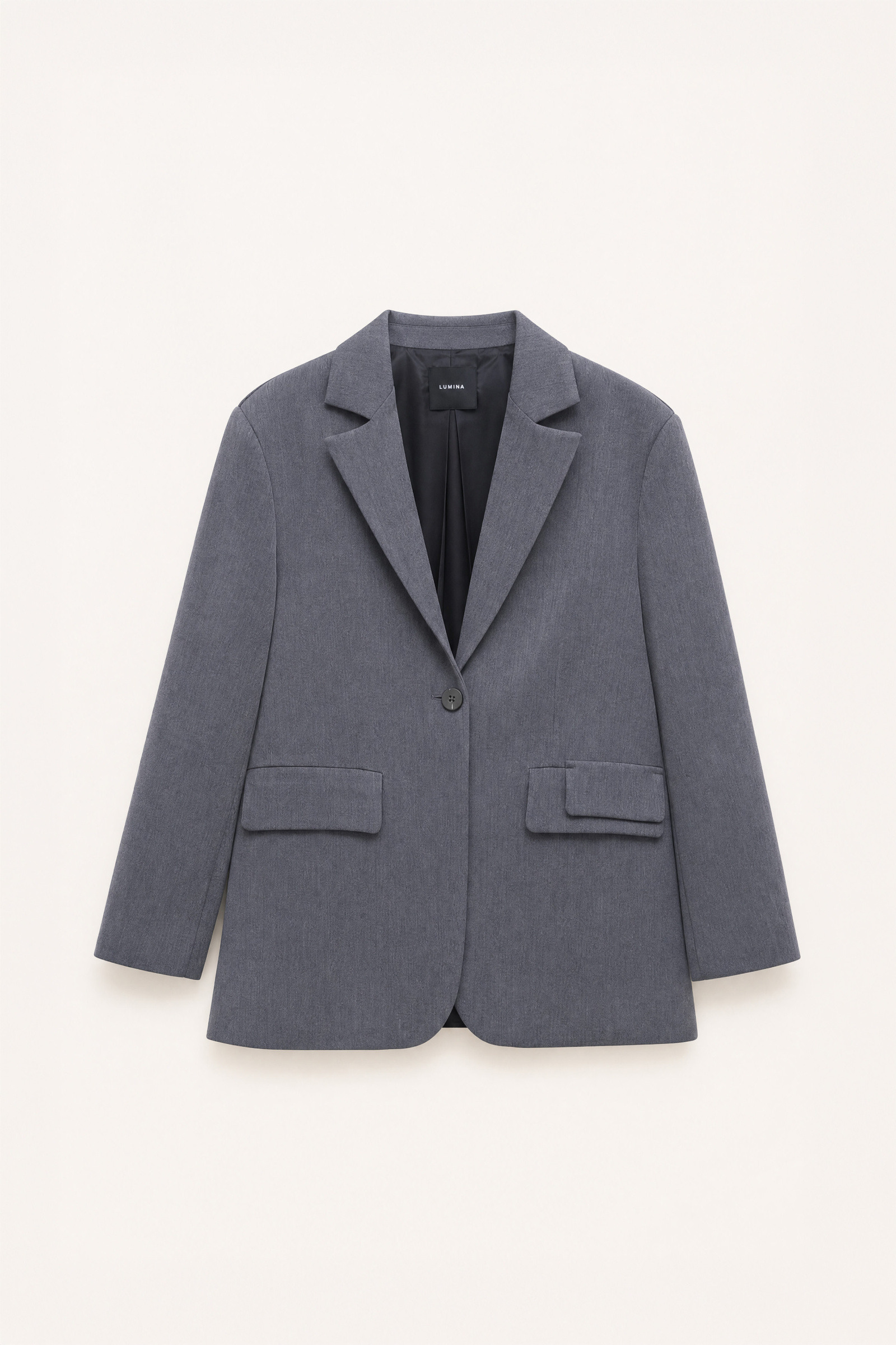 Wholesaler LUMINA - Oversized blazer with lapels and padded shoulders