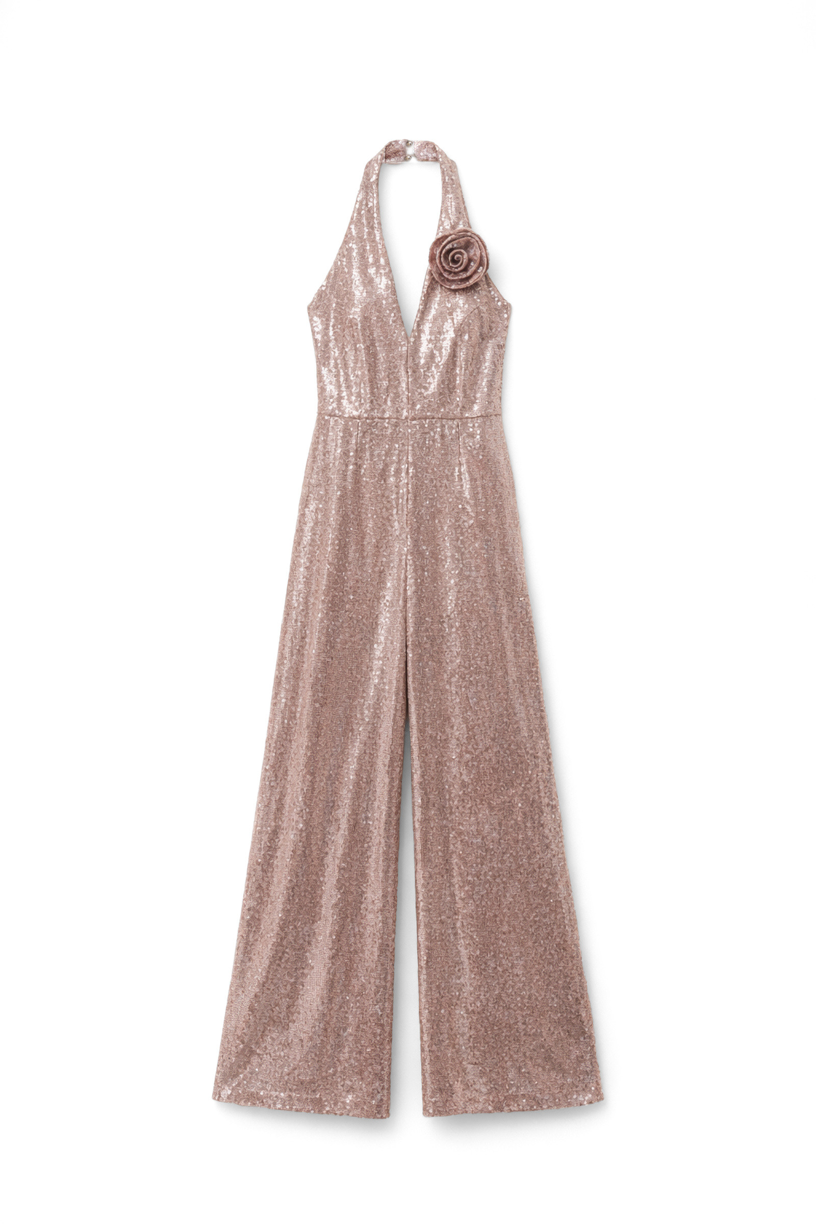 Wholesaler LUMINA - Jumpsuit with mesh fabric and sequin embellishment
