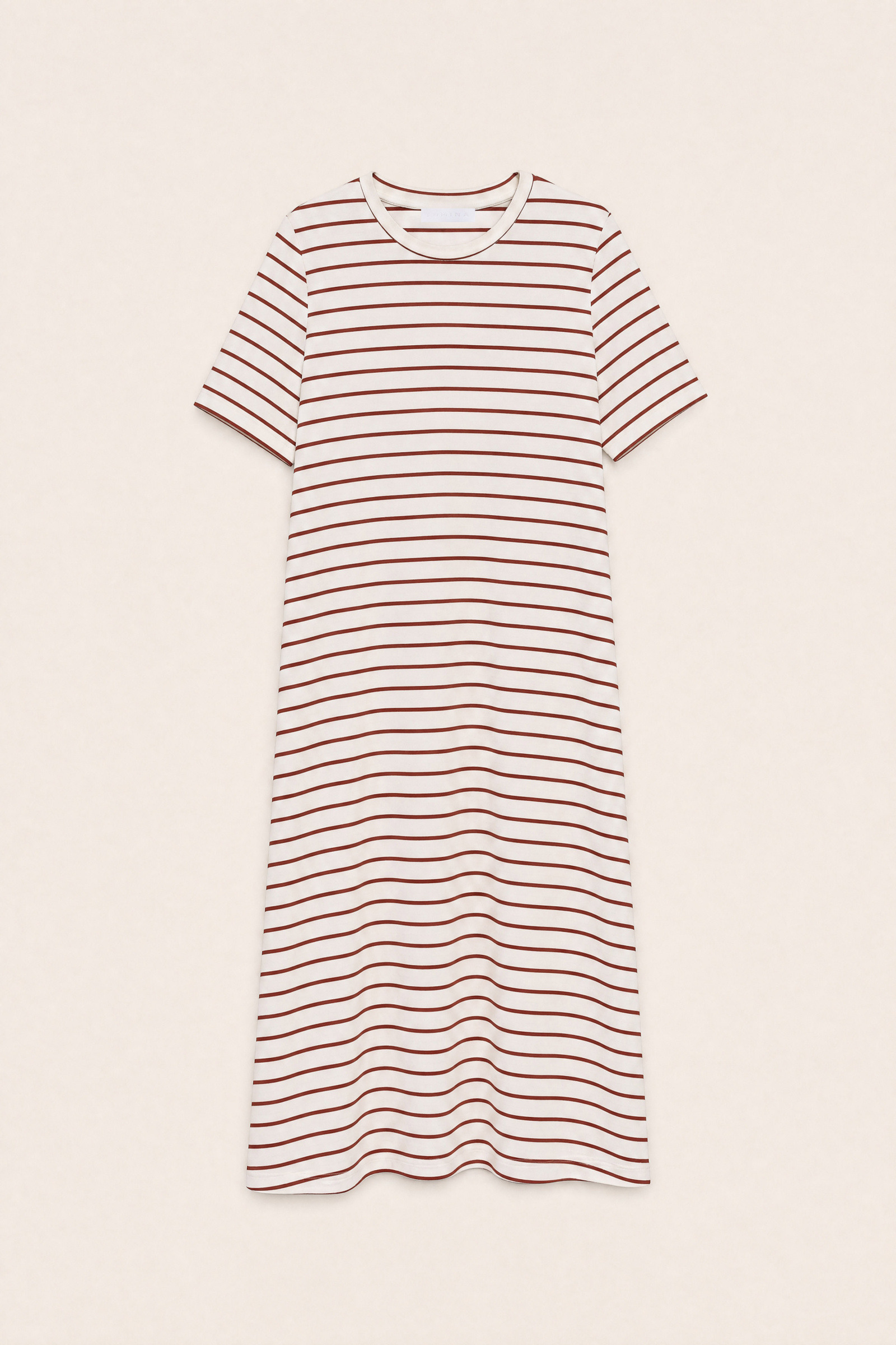 Grossiste LUMINA - Robe longue en coton avec motif à rayures