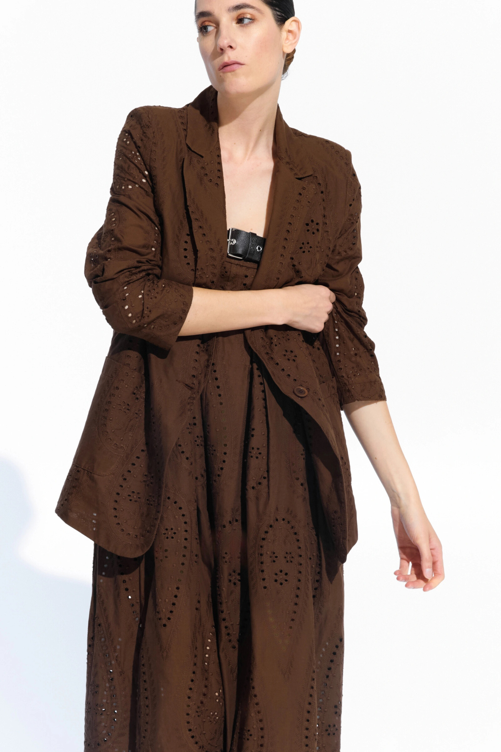 Wholesaler LUMINA - Sangallo blazer with reverss neckline