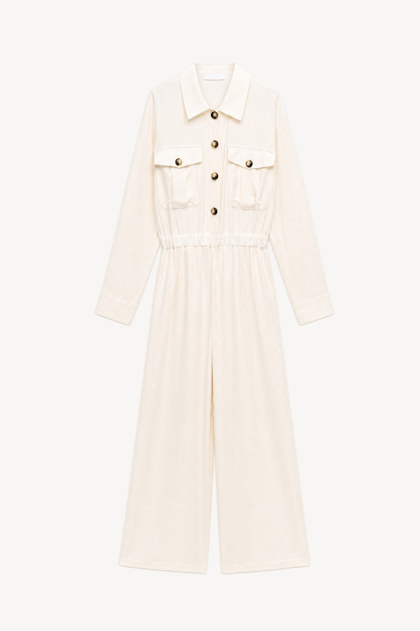 Grossiste LUMINA - Combinaison longue en viscose avec col col en pointe