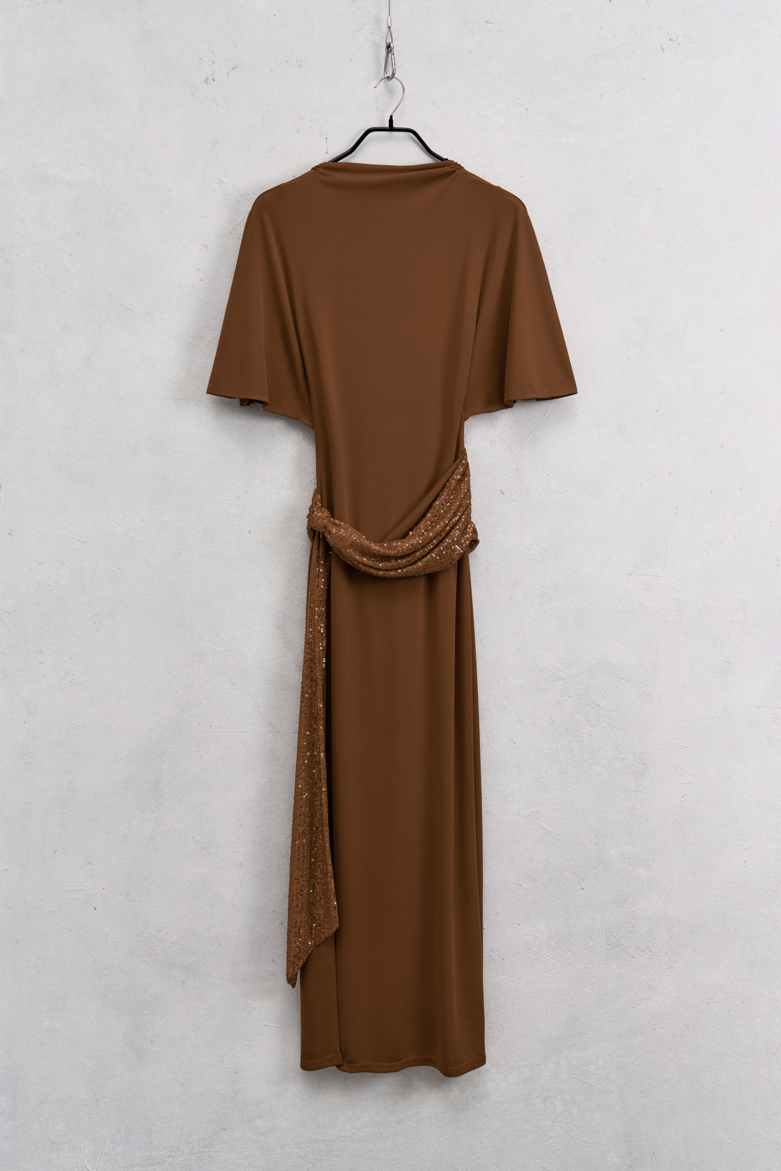 Wholesaler LUMINA - Long dress with sequin band