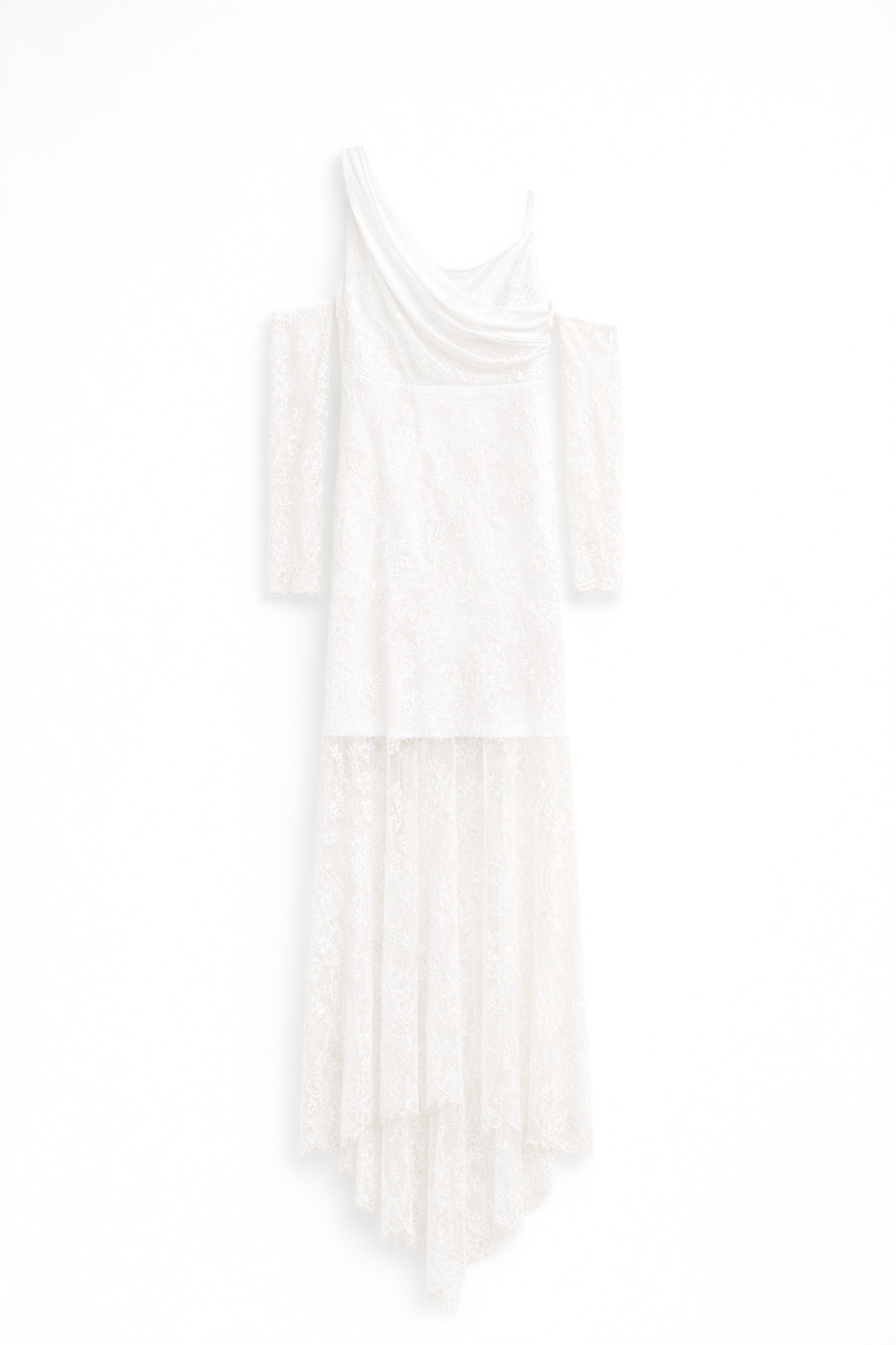 Wholesaler LUMINA - Long dress in sheer floral lace