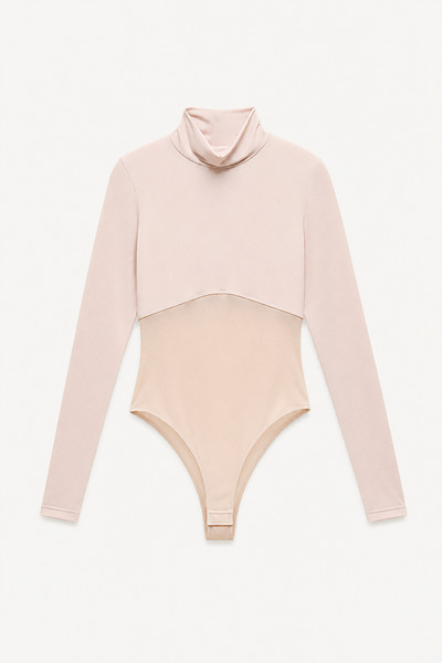 Grossiste LUMINA - Body col roulé style dolcevita et manches longues ajustées Grossiste LUMINA - Body col roulé style dolcevita et manches longues ajustées