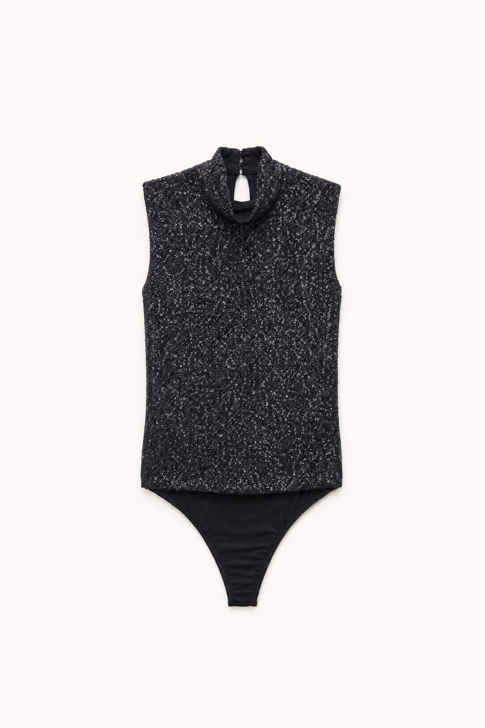 Wholesaler LUMINA - High-neck bodycon dress covered in sequins