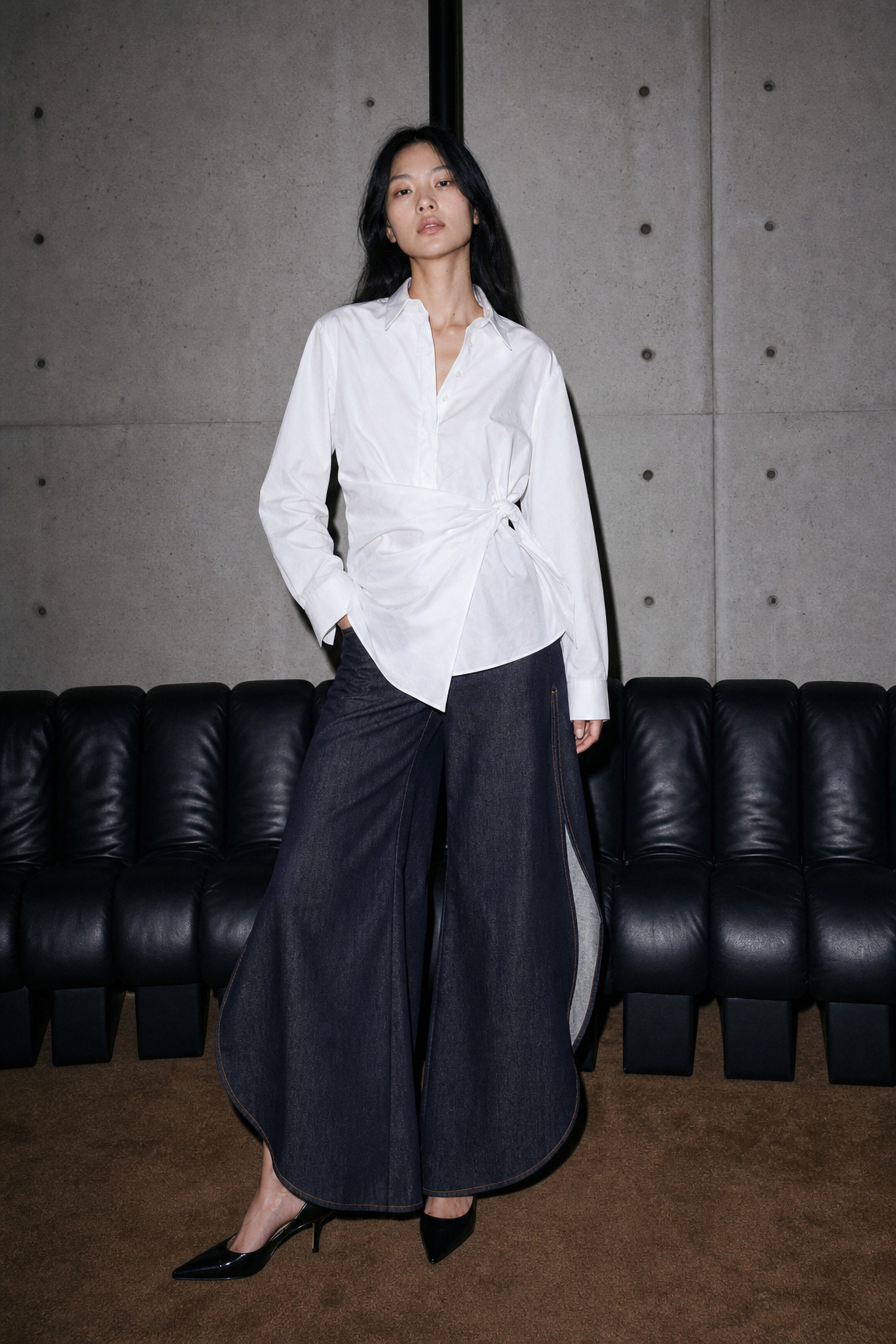 Wholesaler LUMINA - Oversized shirt in soft, lightweight, and breathable cotton