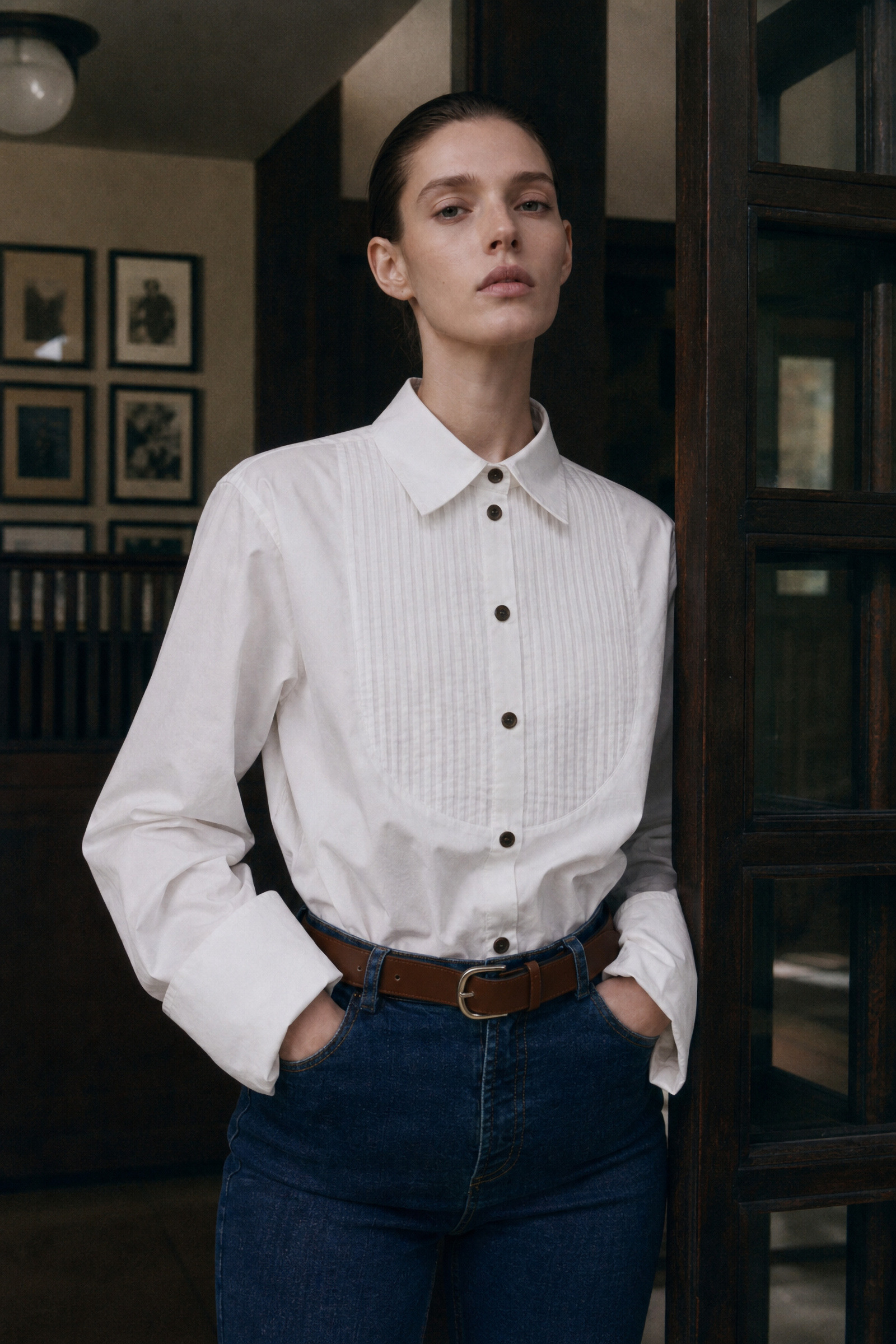 Wholesaler LUMINA - Cotton shirt with pleats