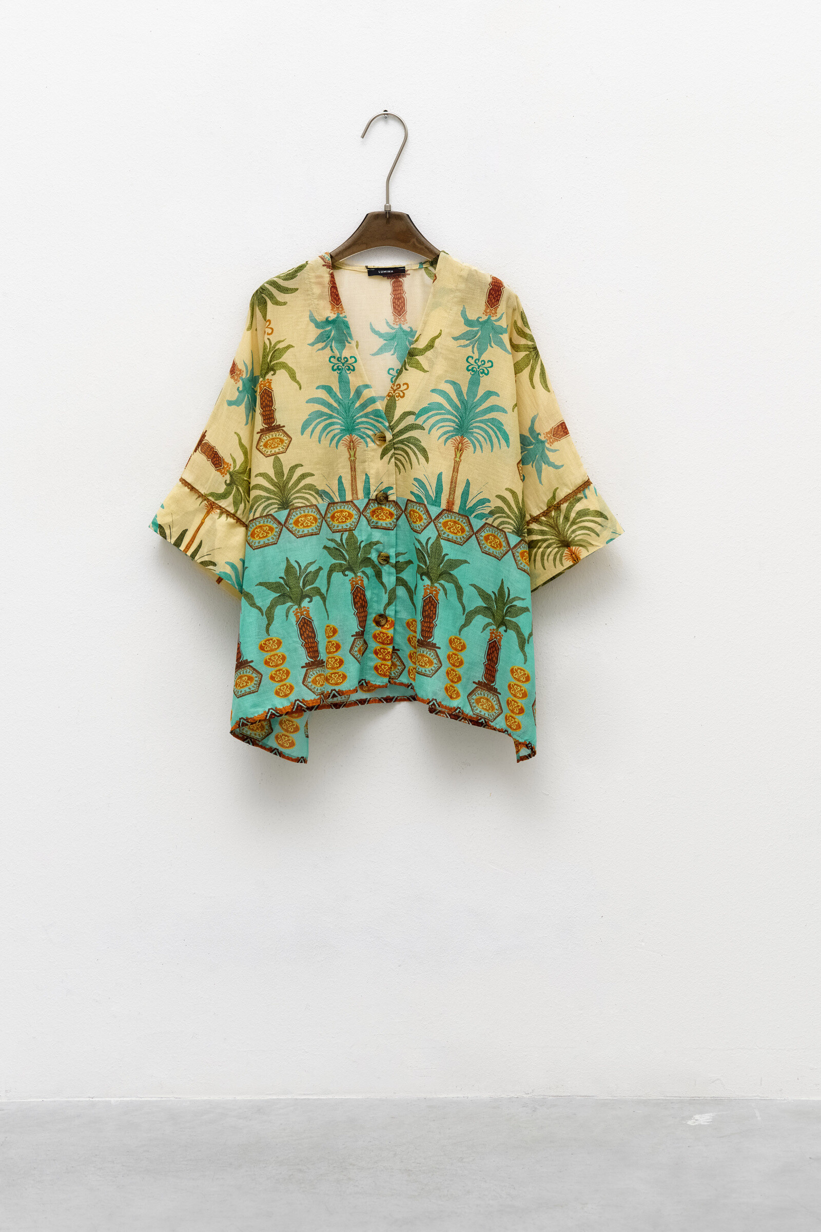 Mayorista LUMINA - BLUSA DE ALGODÓN CON ESTAMPADO