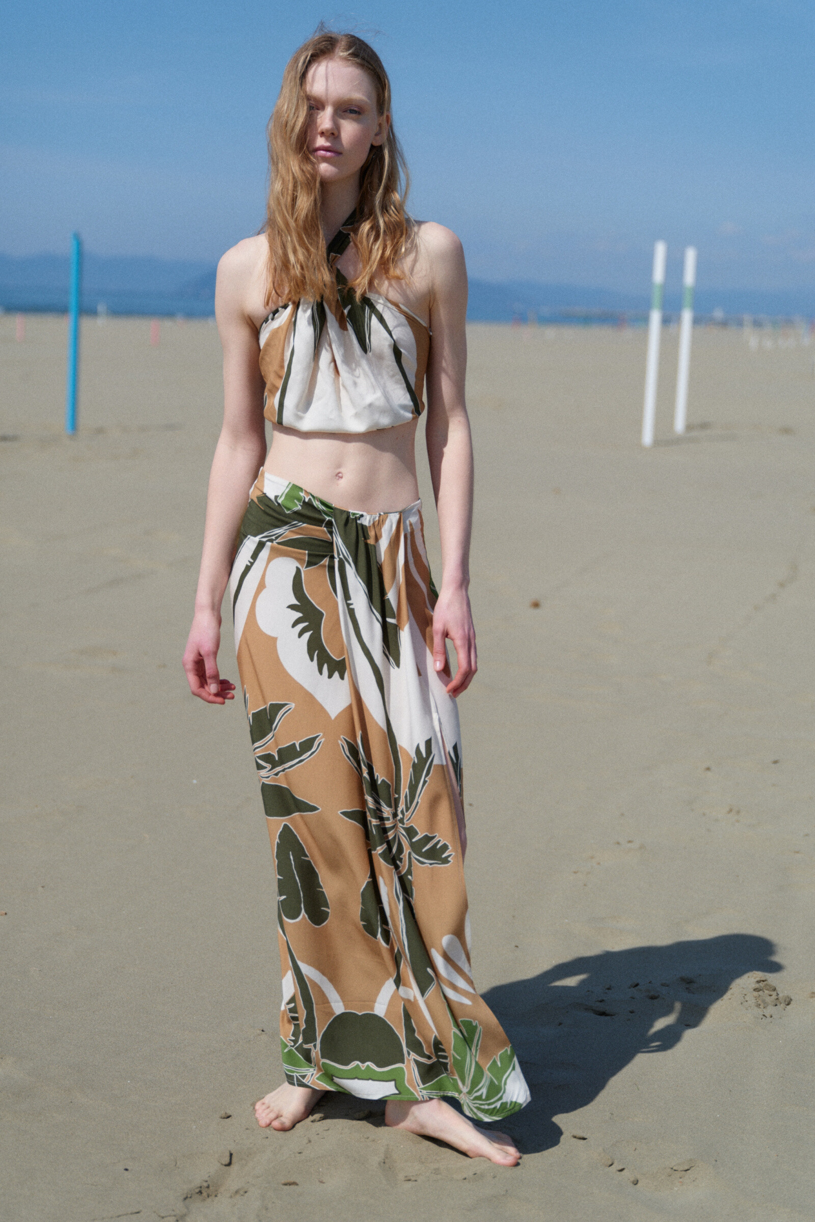 Wholesaler LUMINA - Set of 2-Pepo Top and Skirt with Print