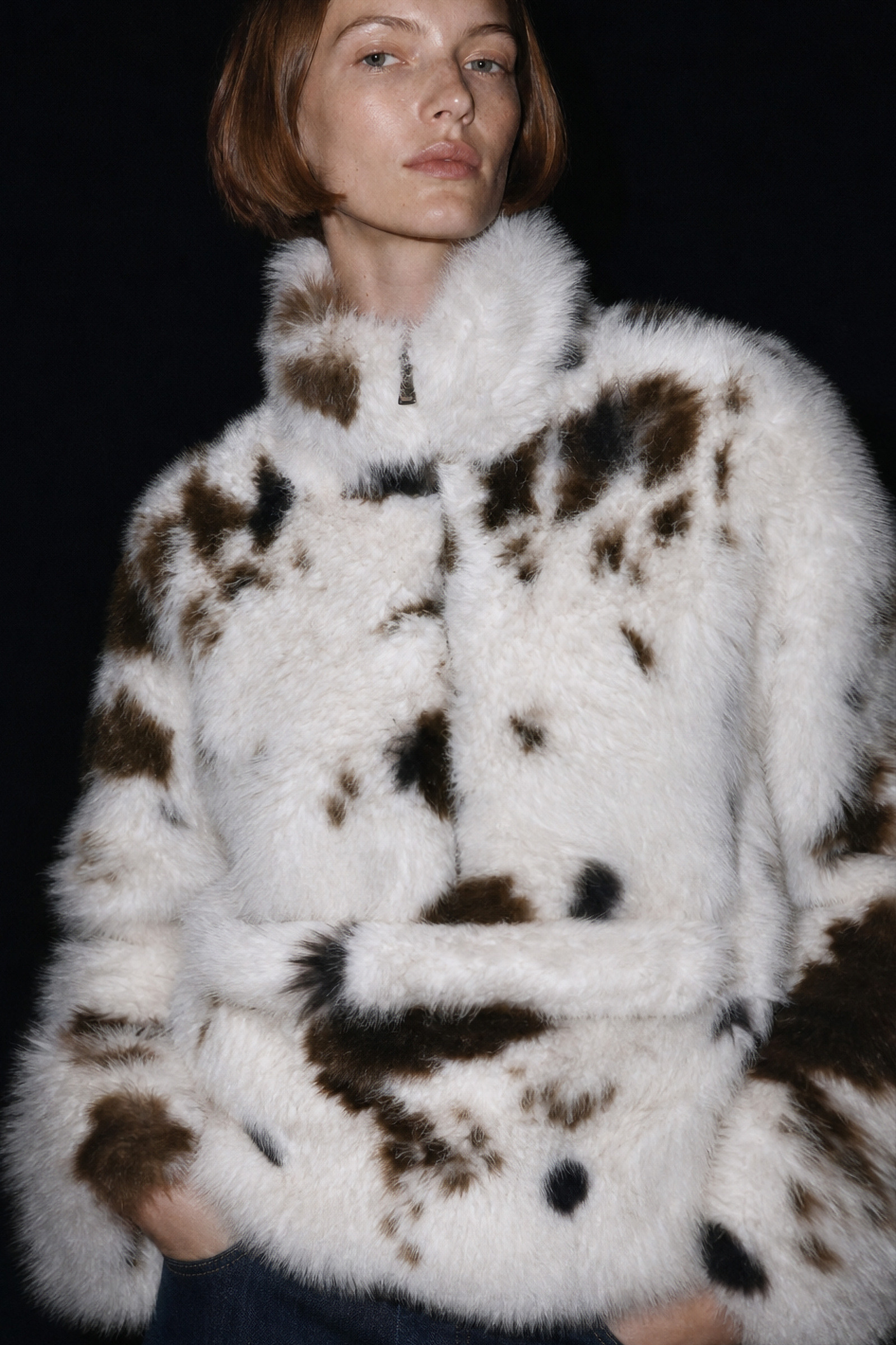 Wholesaler LUMINA - Faux fur with animal print