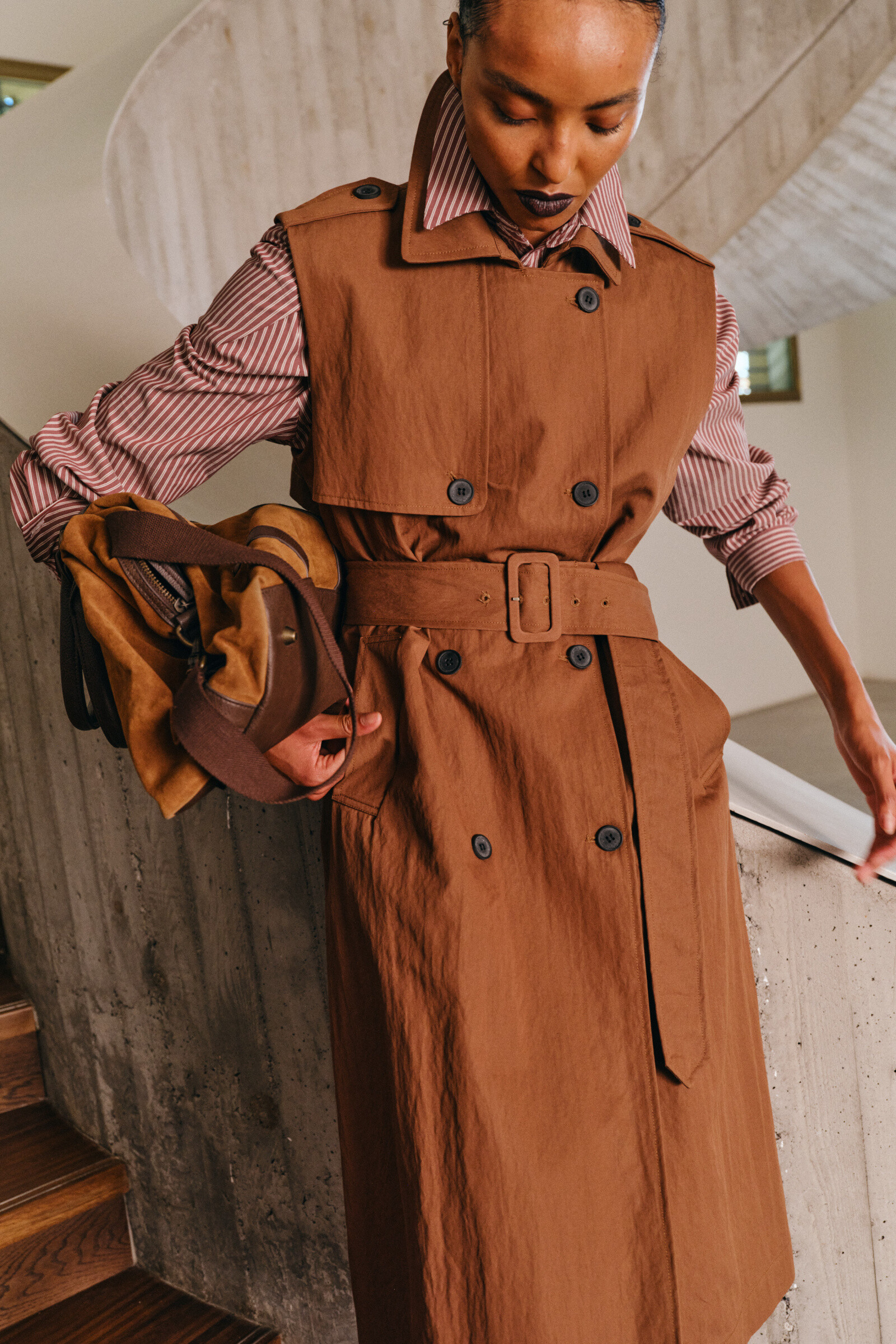 Grossista LUMINA - GILET SMANICATO