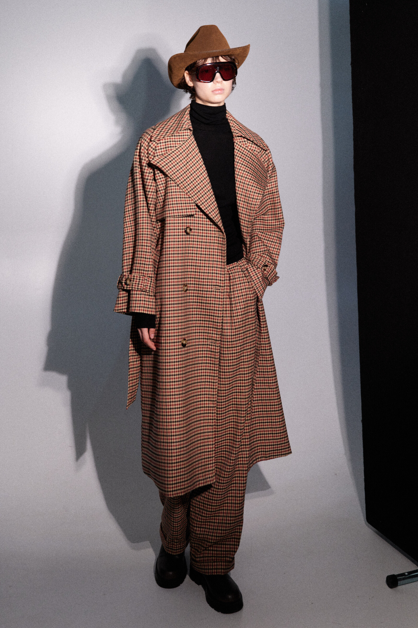 Großhändler LUMINA - TRENCHCOAT MIT KARIERTEM DRUCK