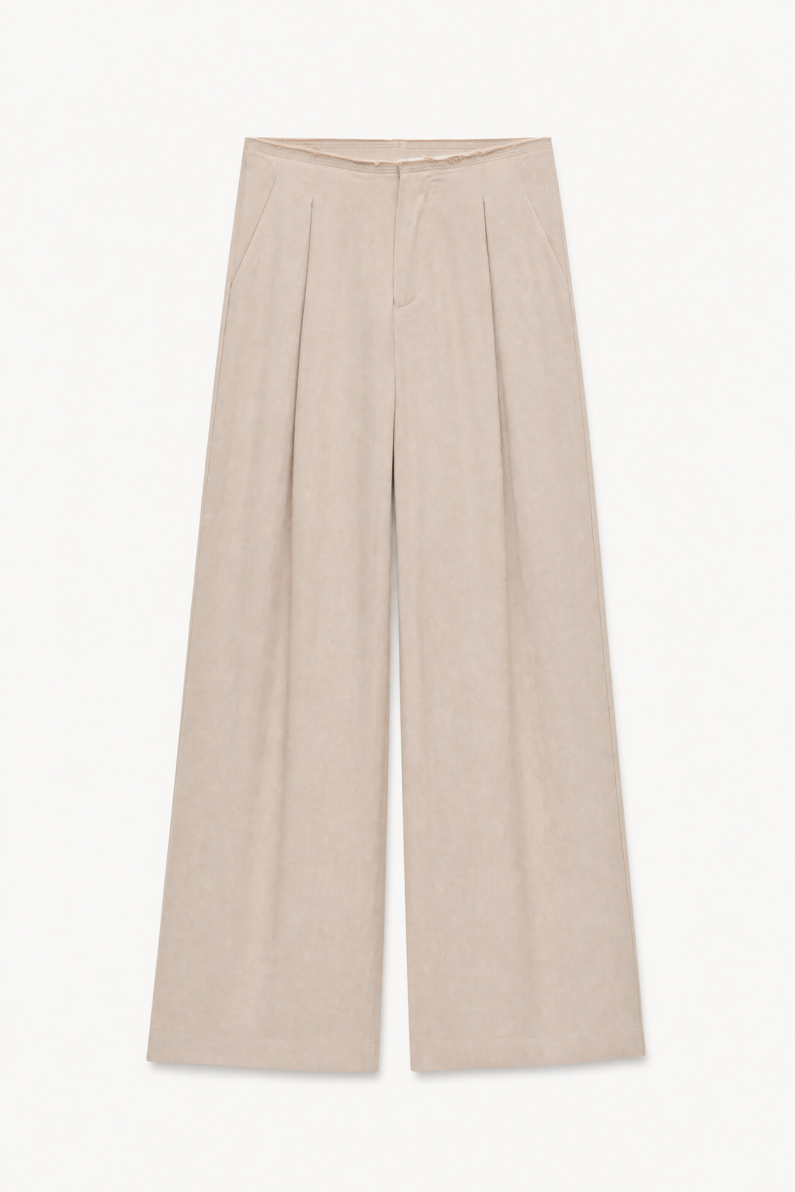 Wholesaler LUMINA - High-waisted trousers with front vertical pleats