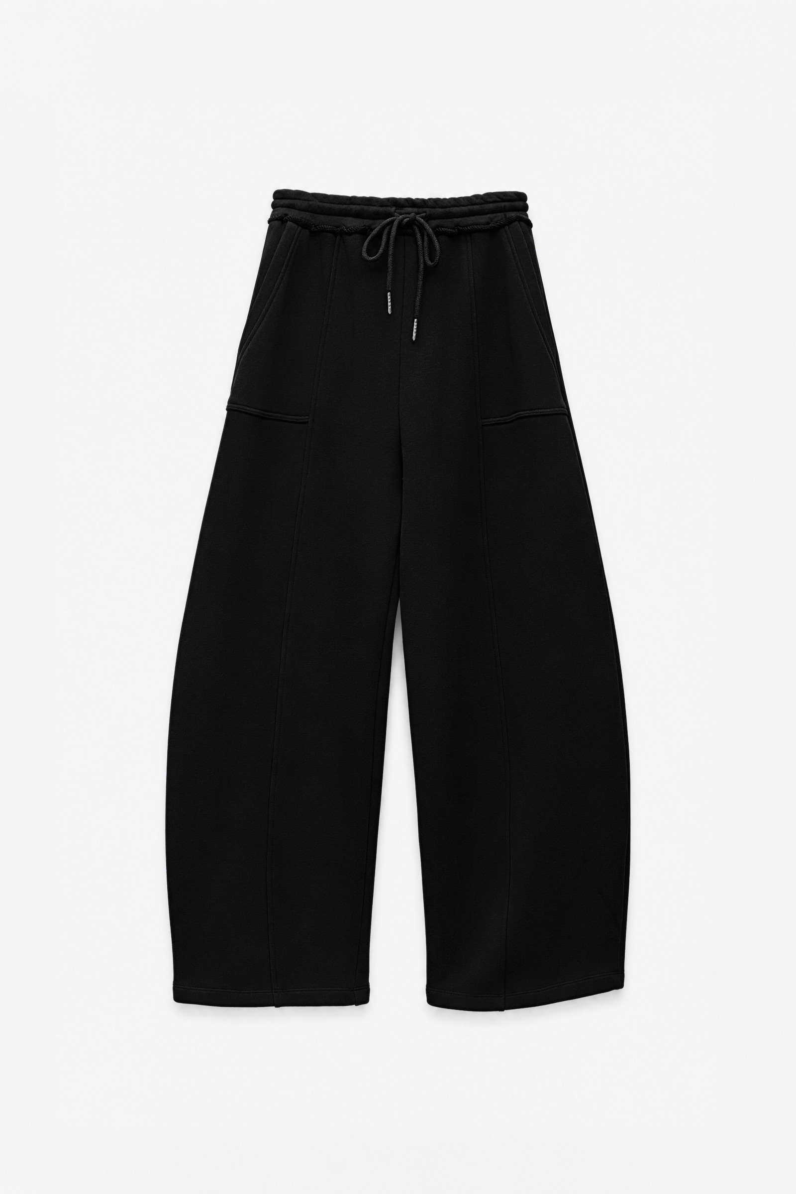 Grossista LUMINA - Jogger in tessuto felpato compatto 100% cotone