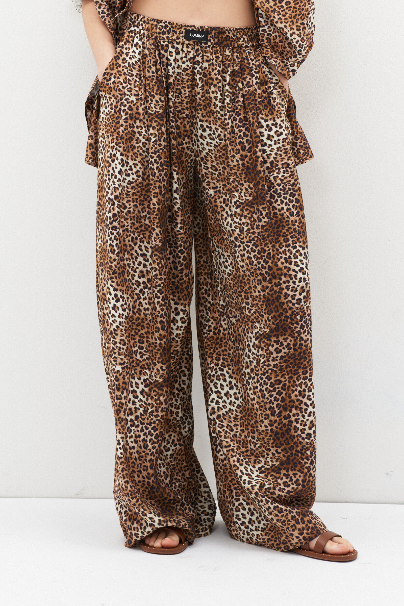Wholesaler LUMINA - TROUSERS WITH PATTERN AND LOGO