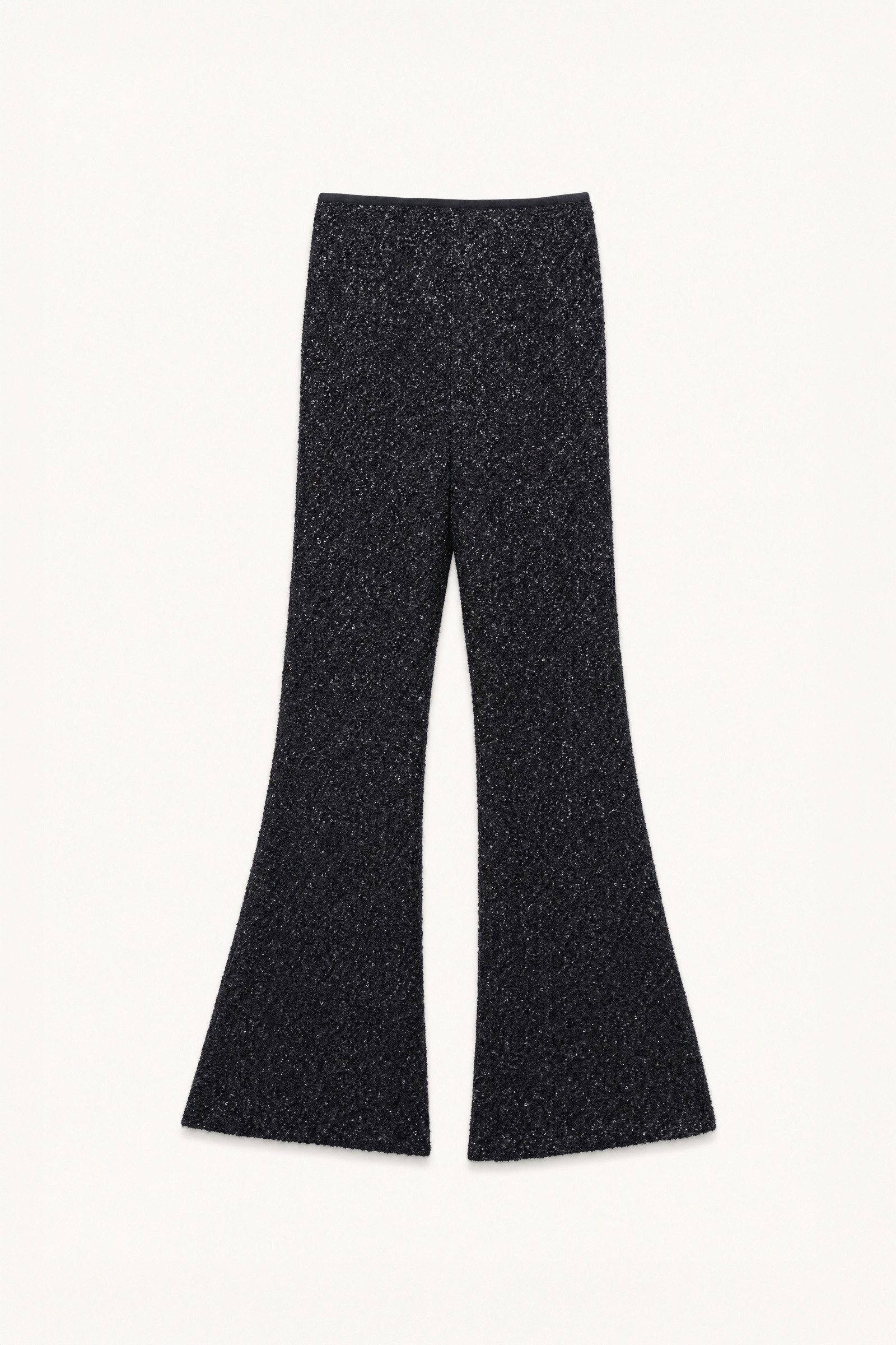 Wholesaler LUMINA - Flared pants in stretch mesh covered with sequins