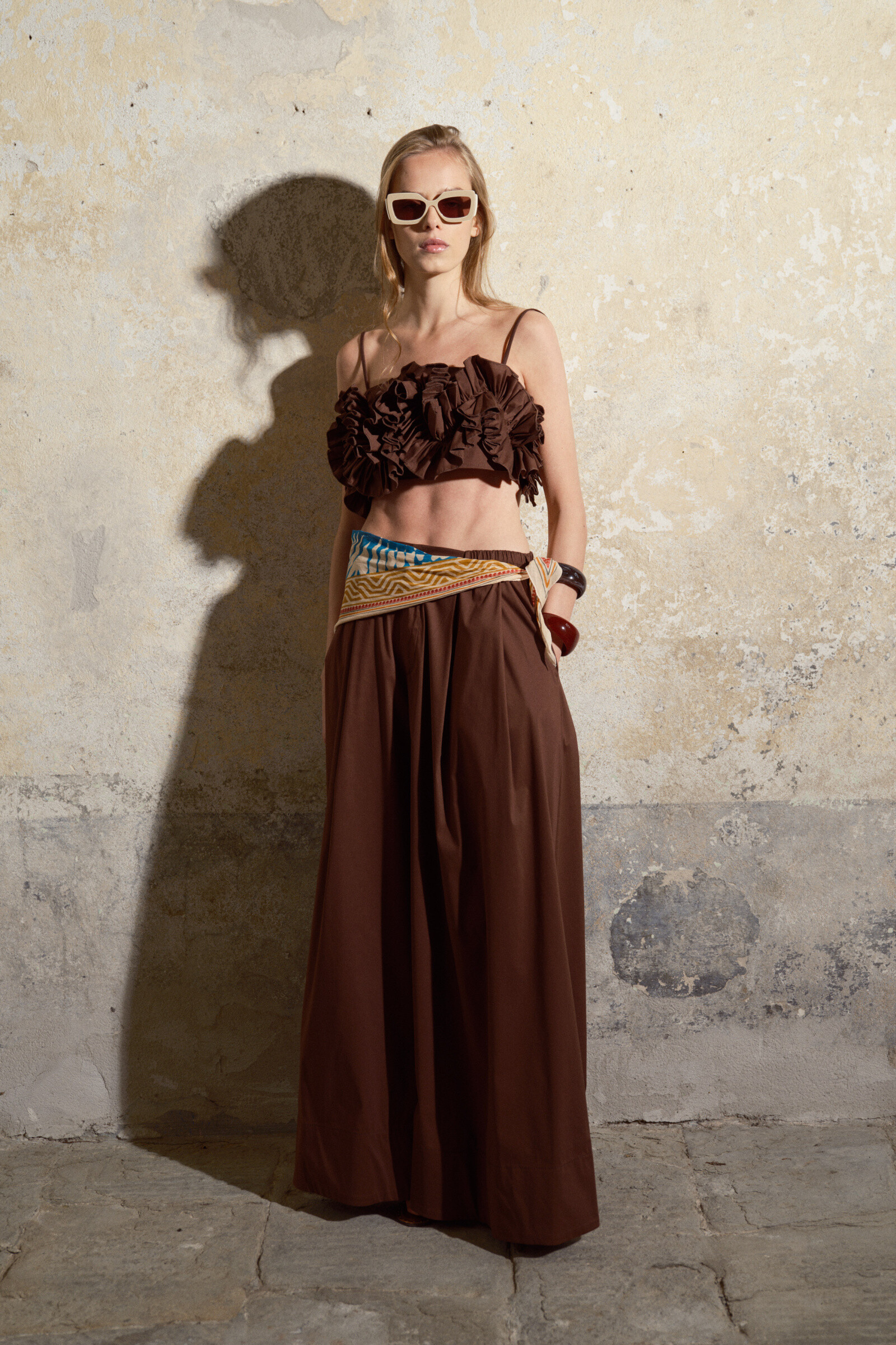 Mayorista LUMINA - PANTALONES DE PIERNAS ANCHAS CON PAÑUELO